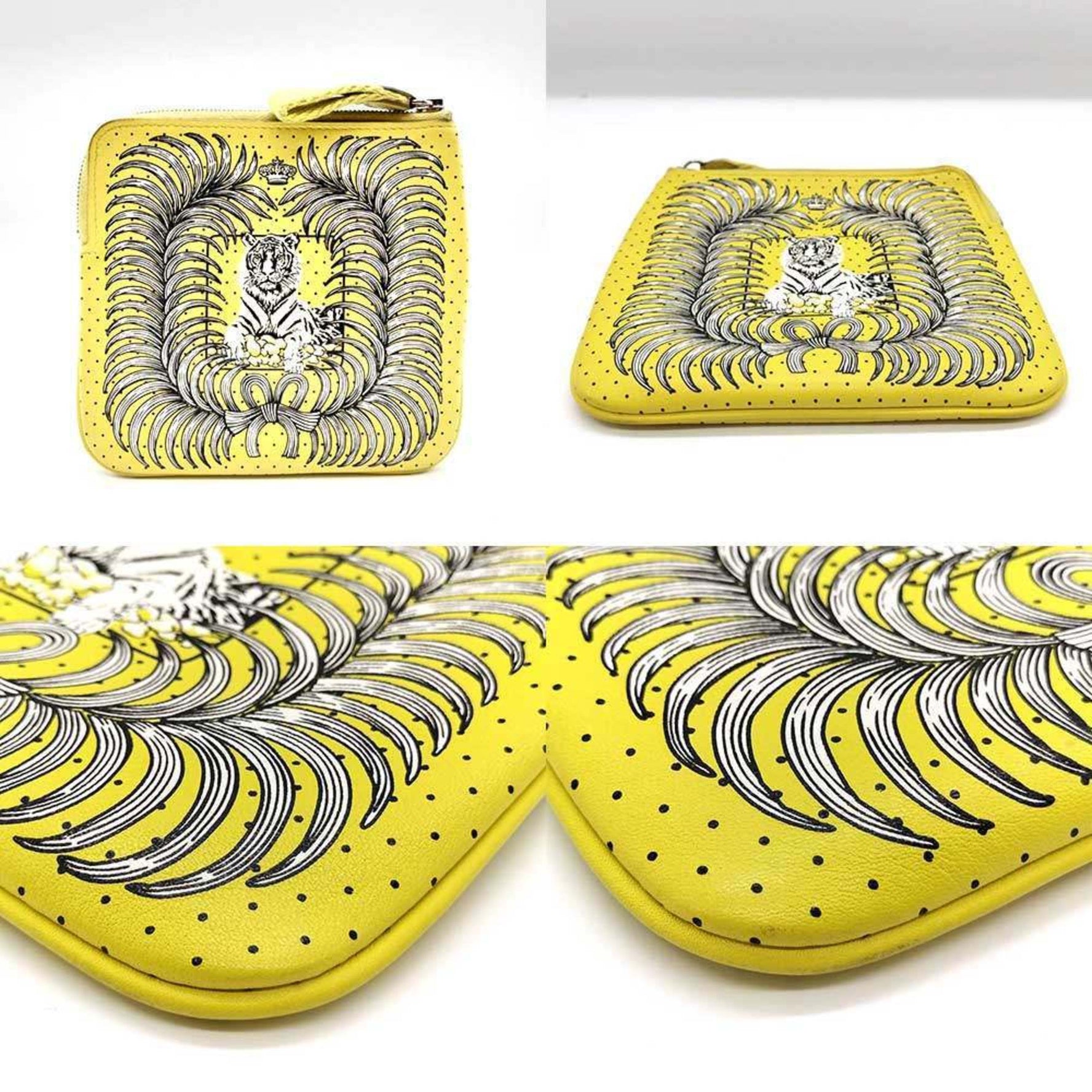 Hermes Carre Pocket Royal Tiger Multi Pouch Swift Leather