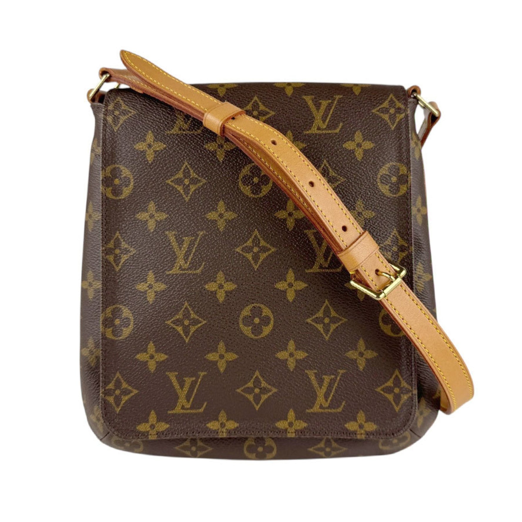 Louis Vuitton Musette Salsa Short Shoulder Bag in Monogram Canvas, Brown