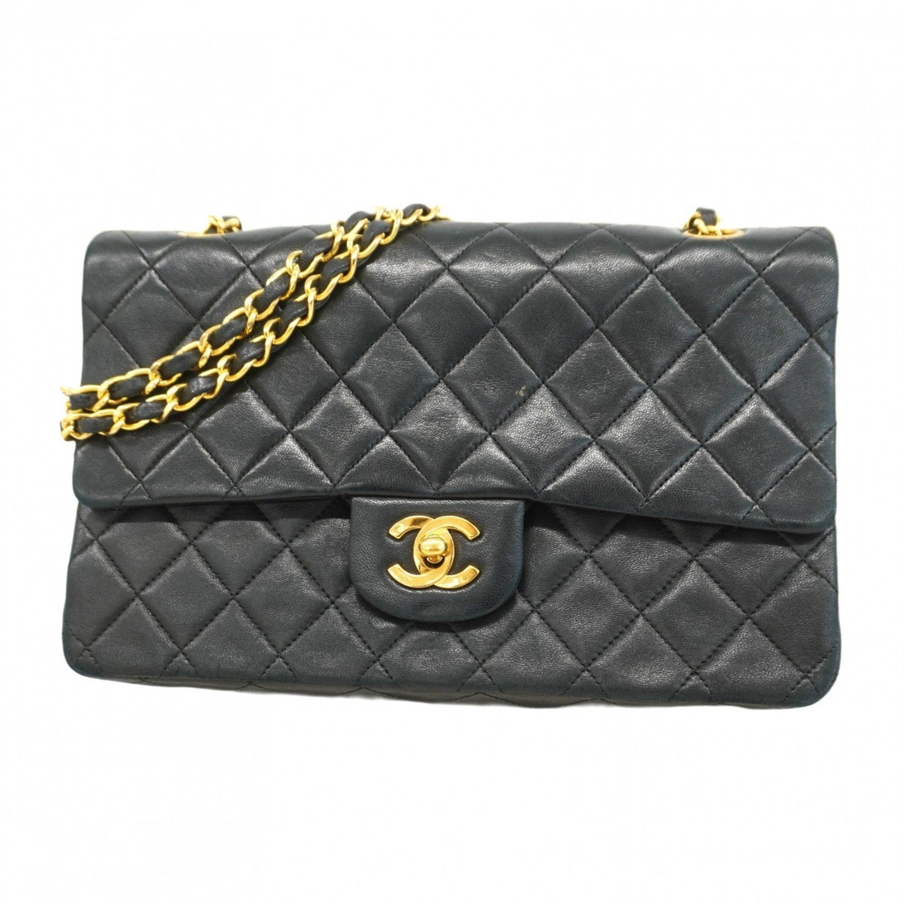Chanel Matelasse Shoulder Bag with Double Flap and Chain, Lambskin