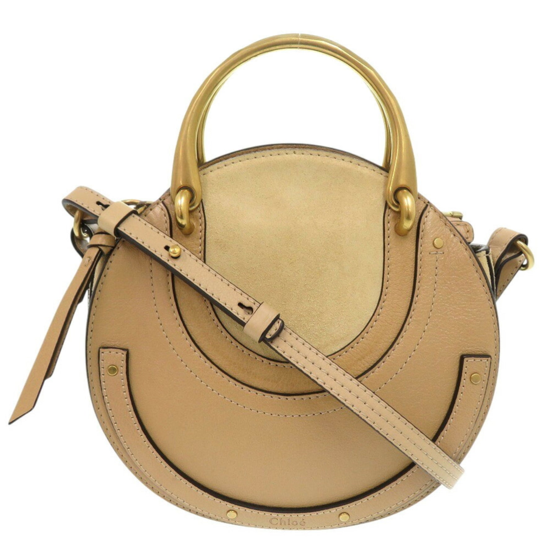 Chloé Chloe Pixie Leather Suede Shoulder Handbag