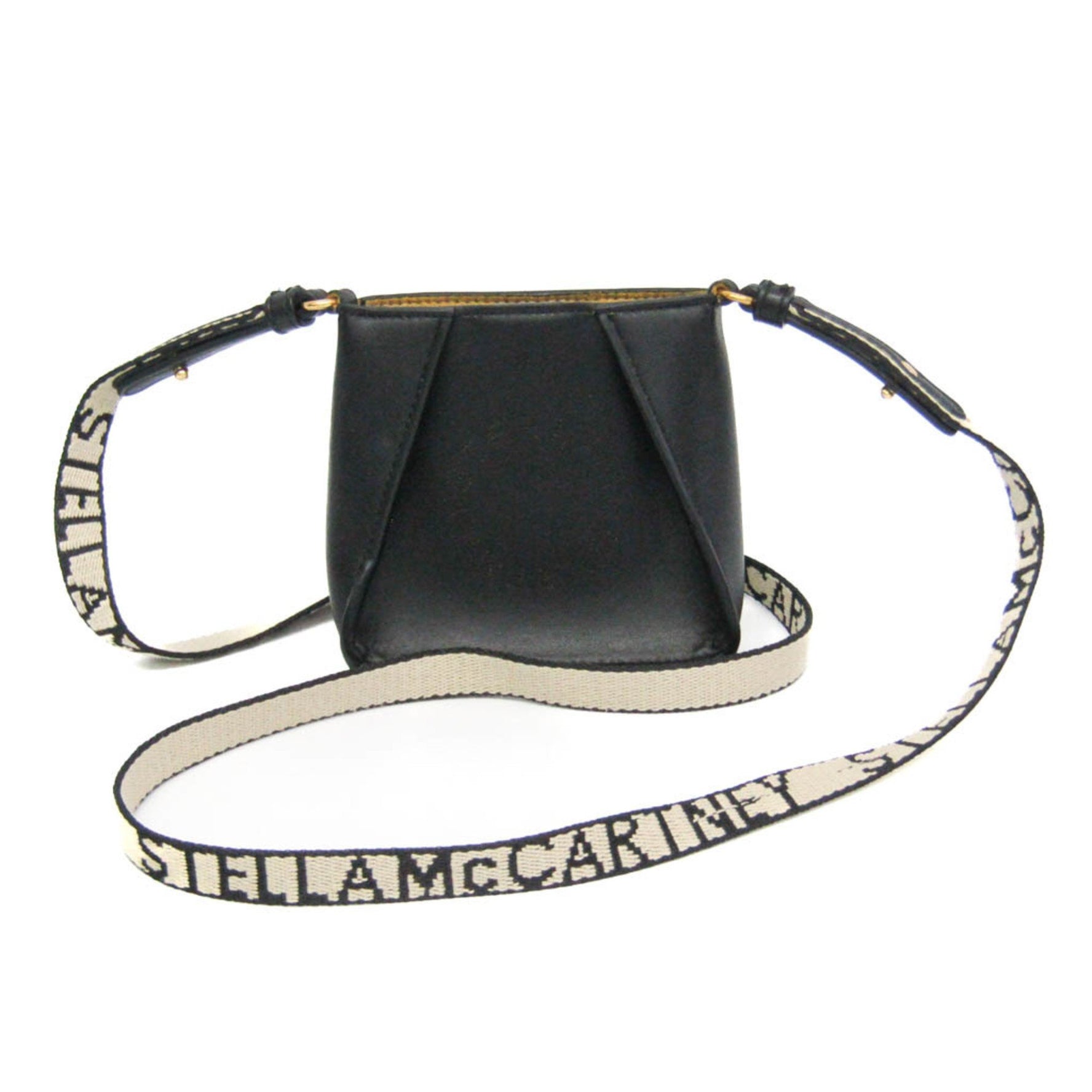 Stella McCartney Micro Stella Logo Faux Leather Shoulder Bag