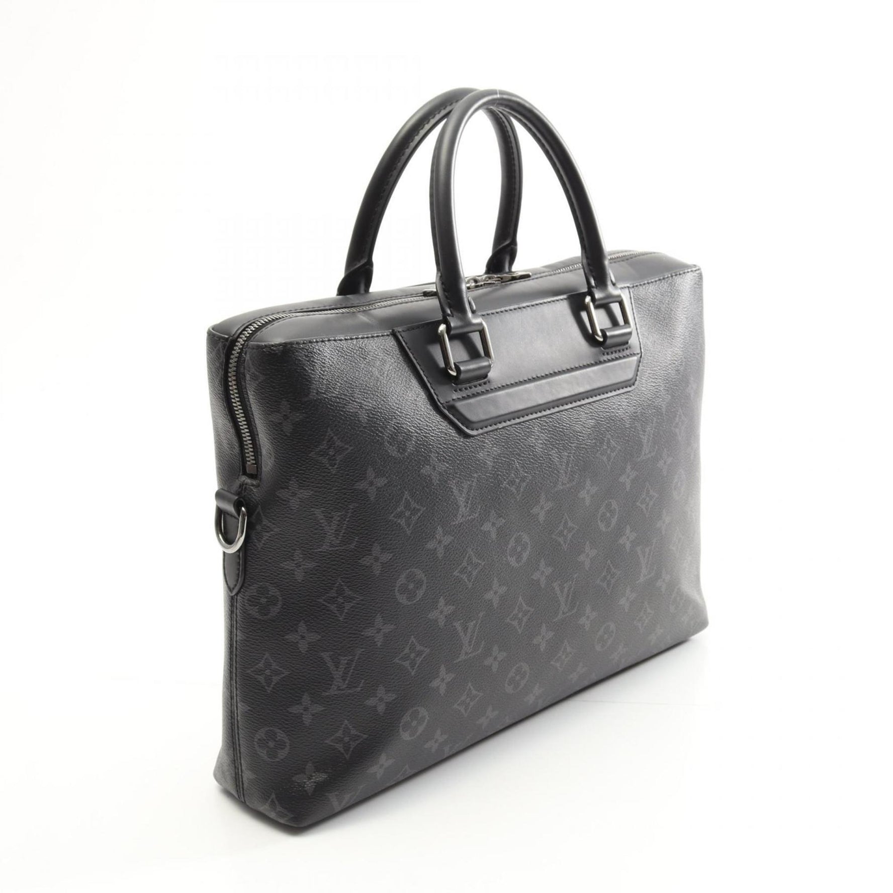 Louis Vuitton Odyssé Briefcase in Coated Canvas and Leather, Monogram Eclipse