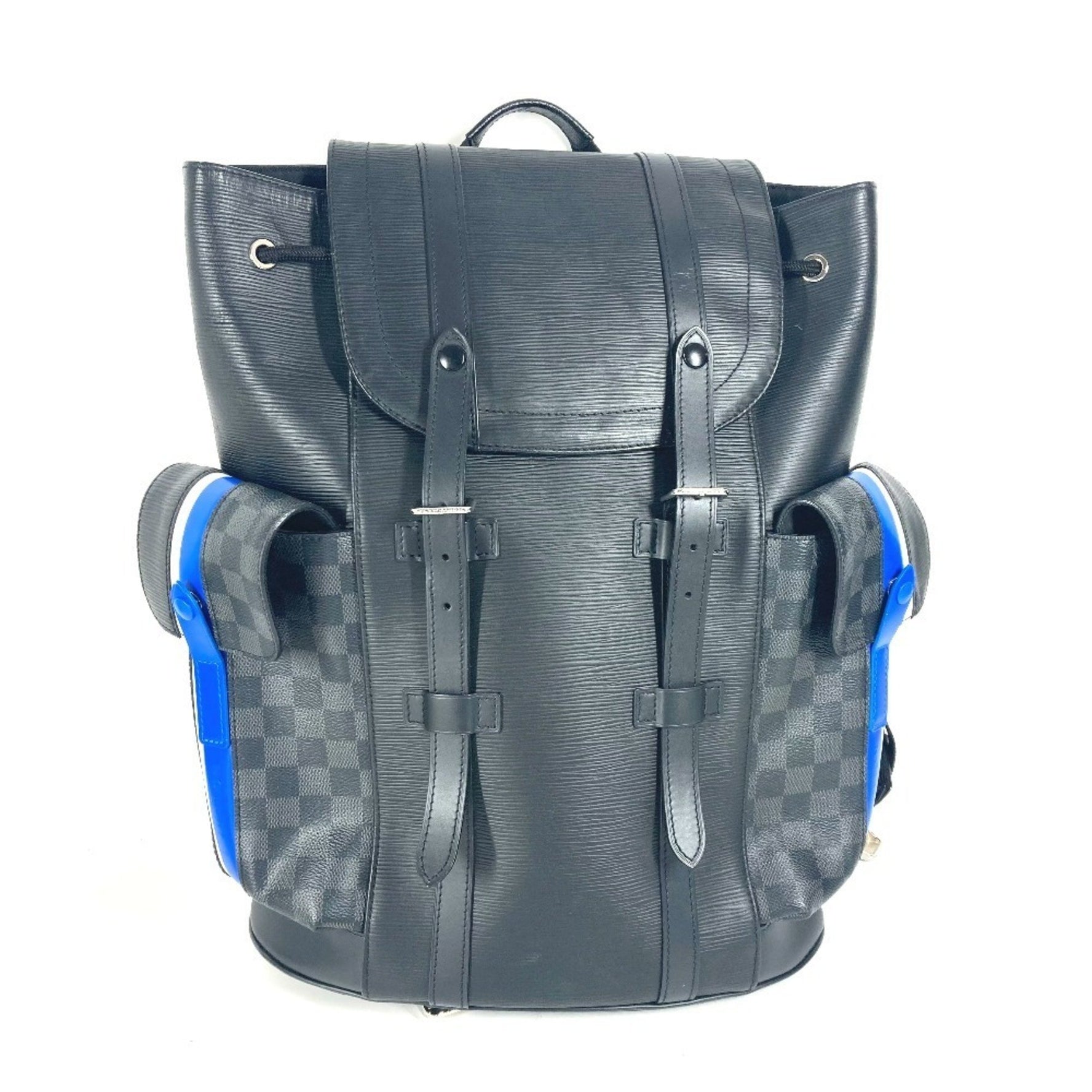 Louis Vuitton Epi Damier Graphite Christopher PM Backpack Bag Rucksack Canvas Men's Black