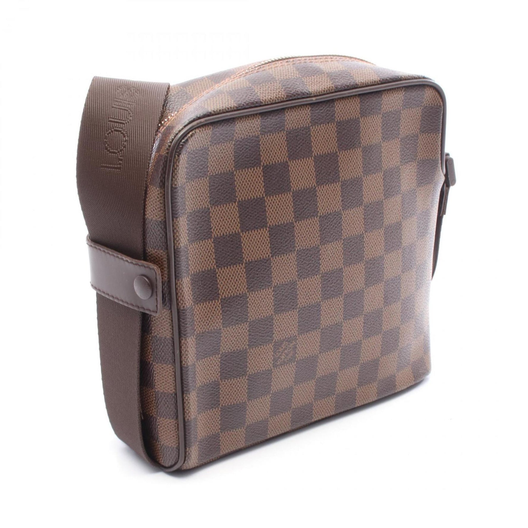 Louis Vuitton Olaf PM Damier Ebene Shoulder Bag, Coated Canvas and Leather