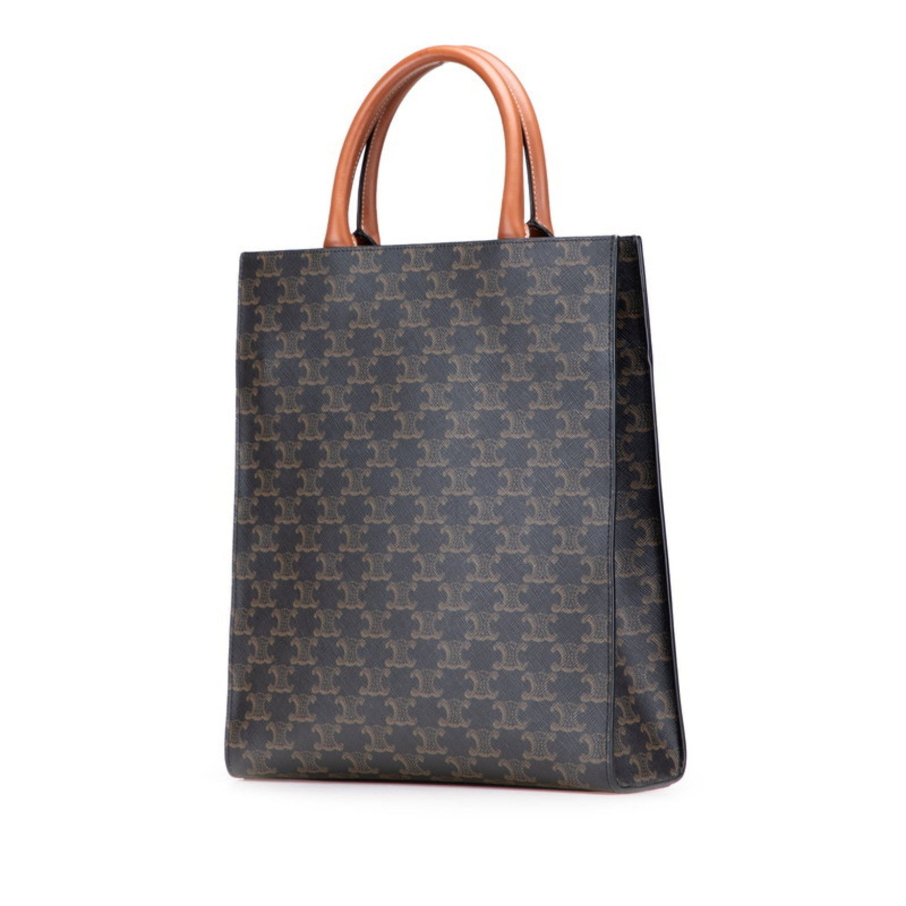 Celine Triomphe Vertical Cabas Tote/Shoulder Bag, Leather