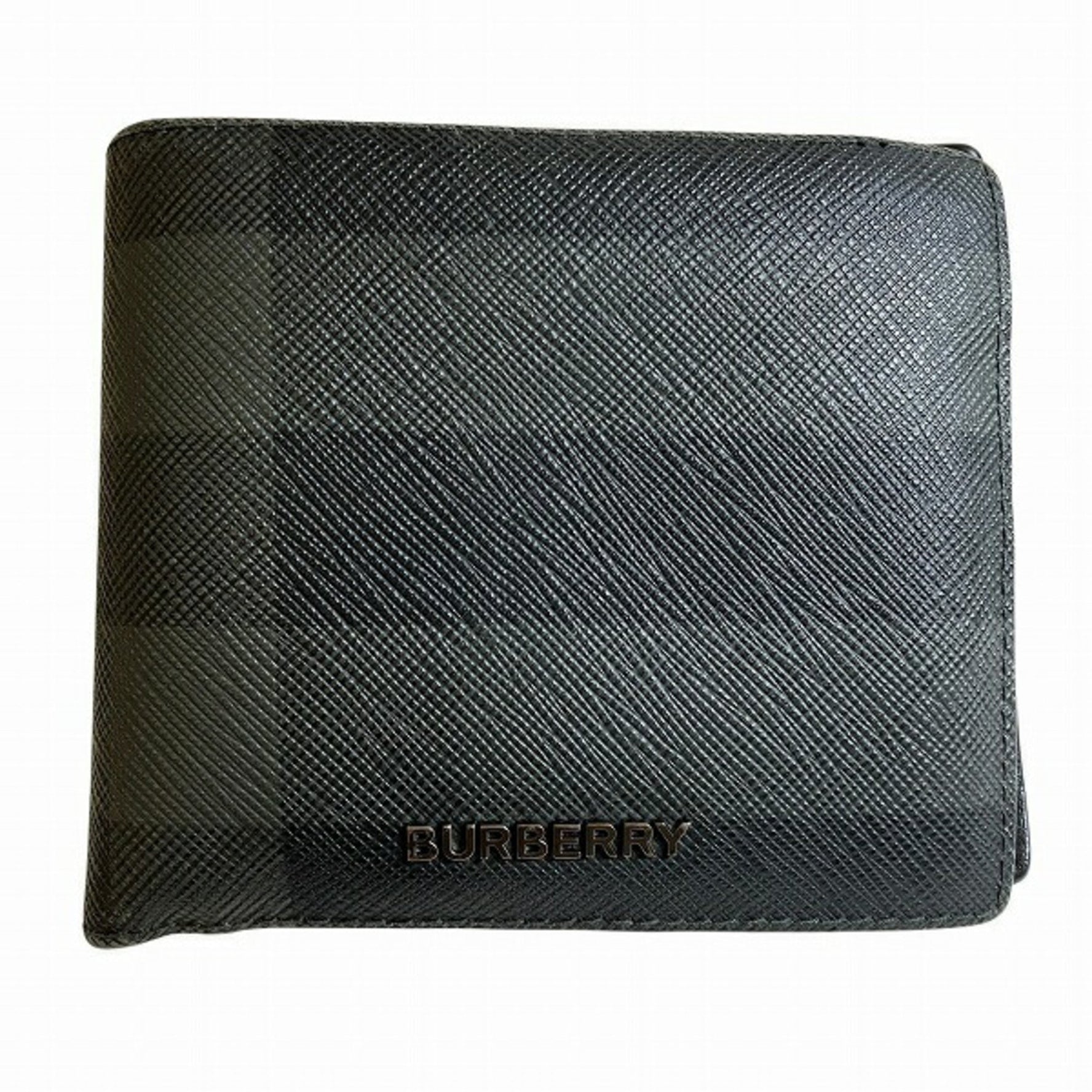 Burberry Charcoal Bi-fold Wallet for Men