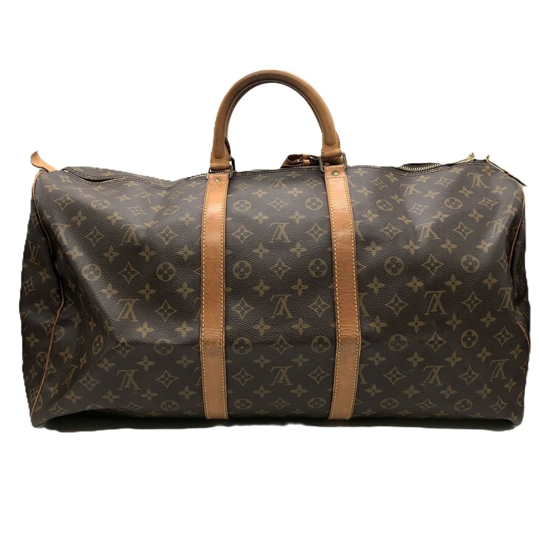 LOUIS VUITTON Keepall 55 Boston Bag Monogram