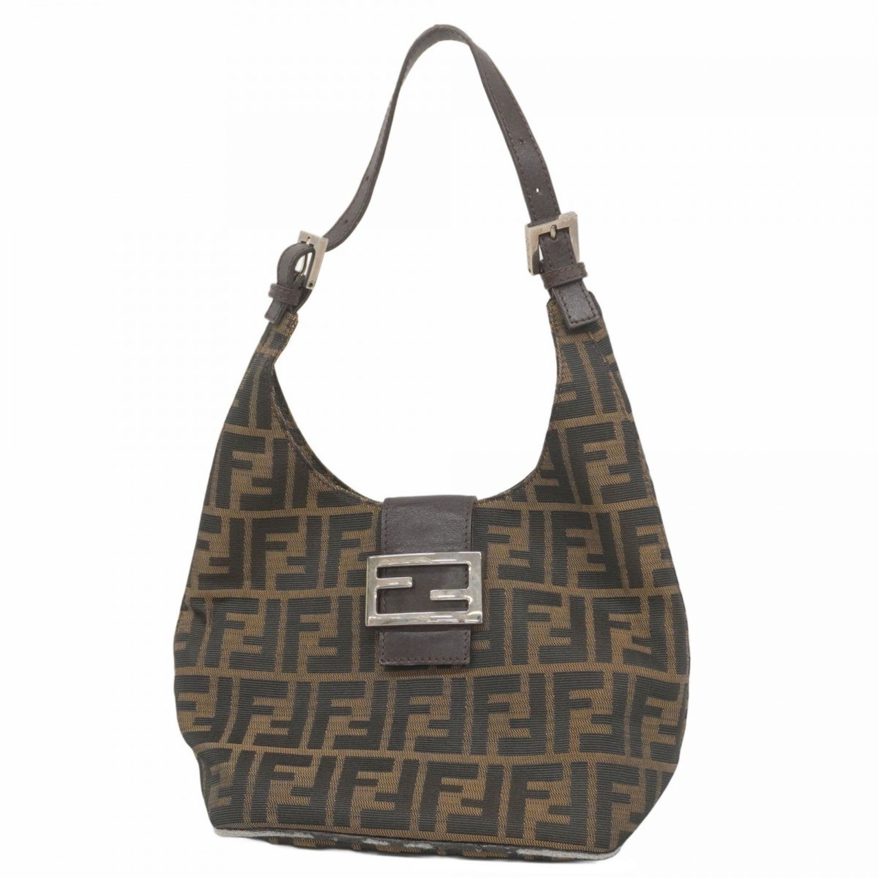 Fendi Zucca Nylon Canvas Handbag