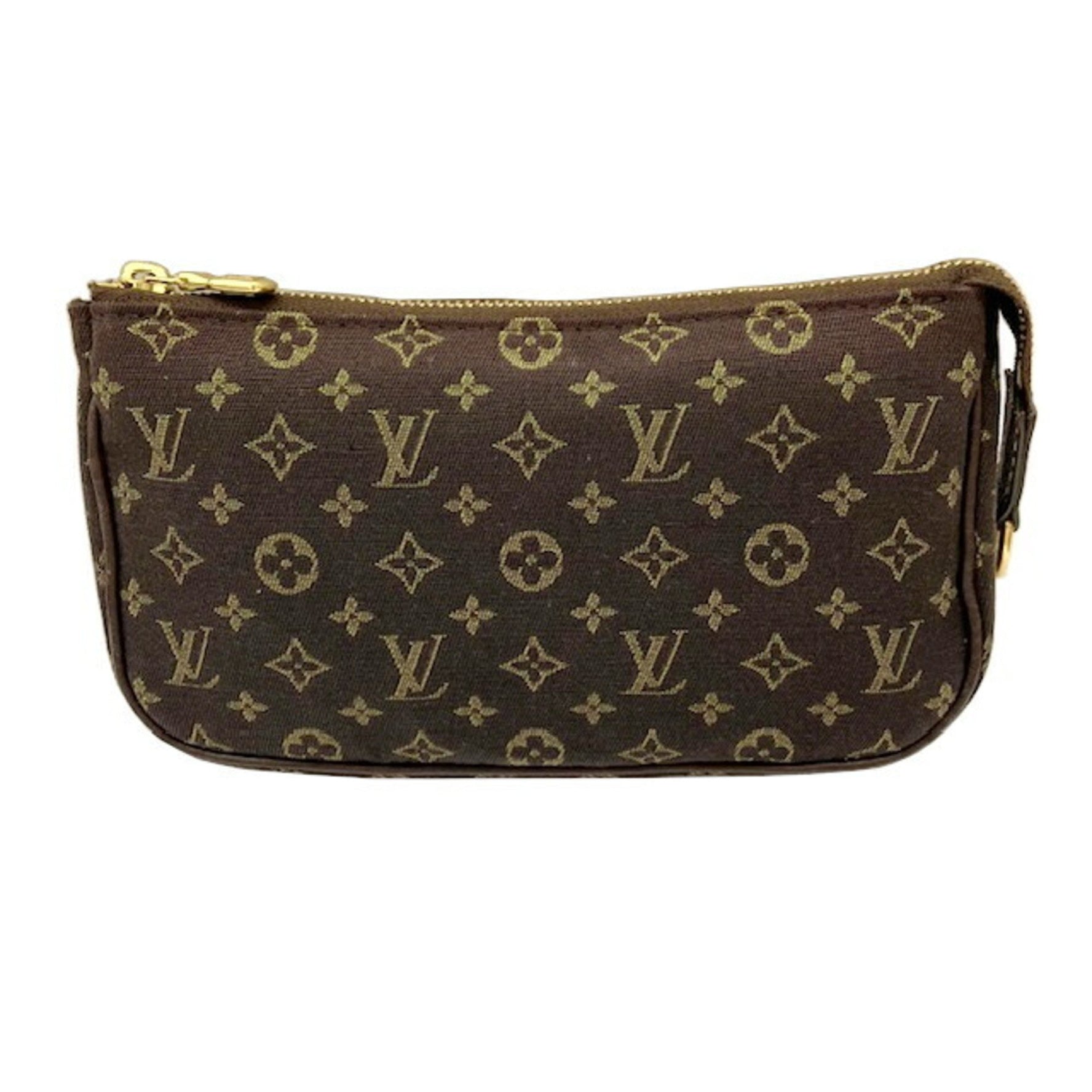 Louis Vuitton Monogram Mini Run Pouch Bag Brown