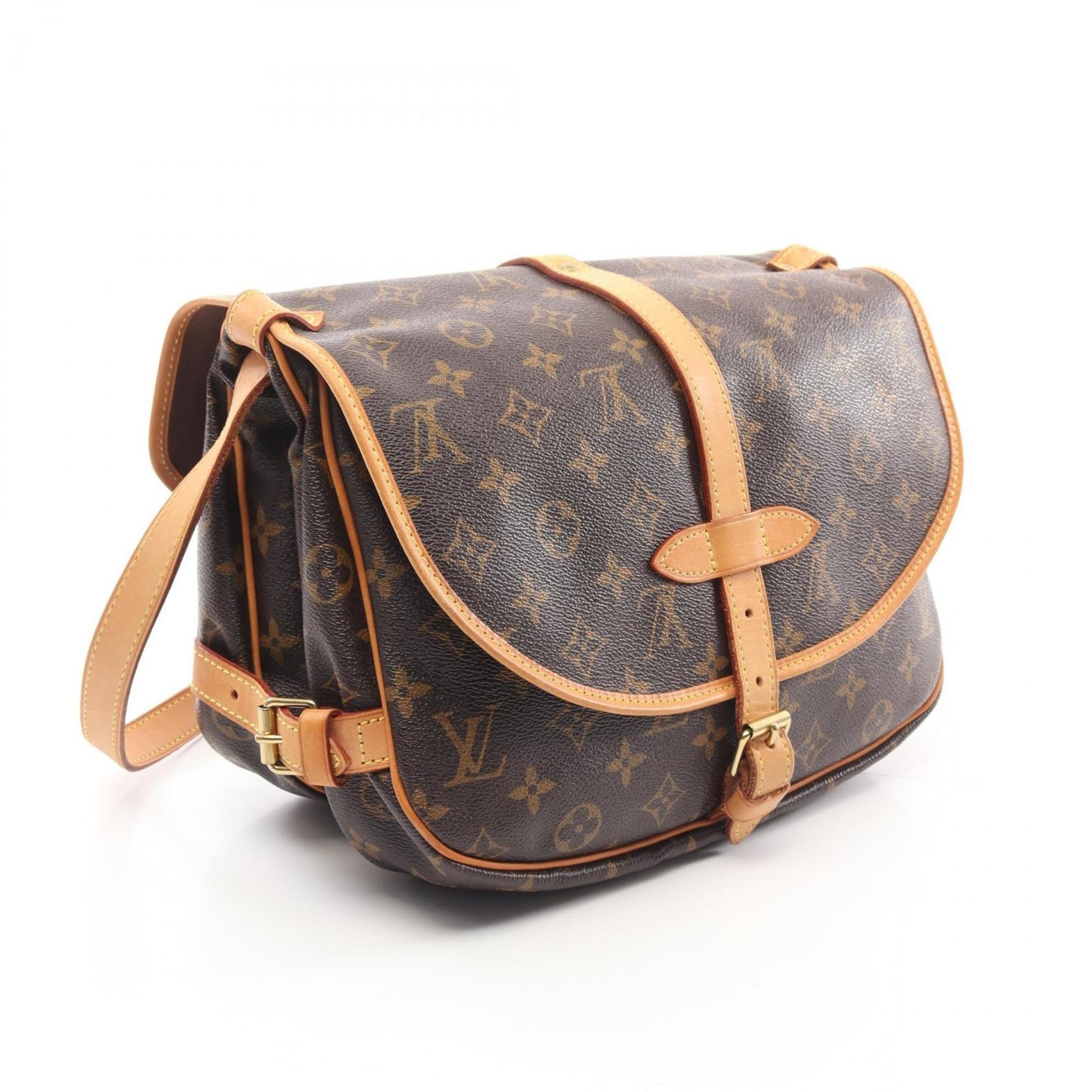 Louis Vuitton Saumur 30 Shoulder Bag, Coated Canvas and Leather, Monogram