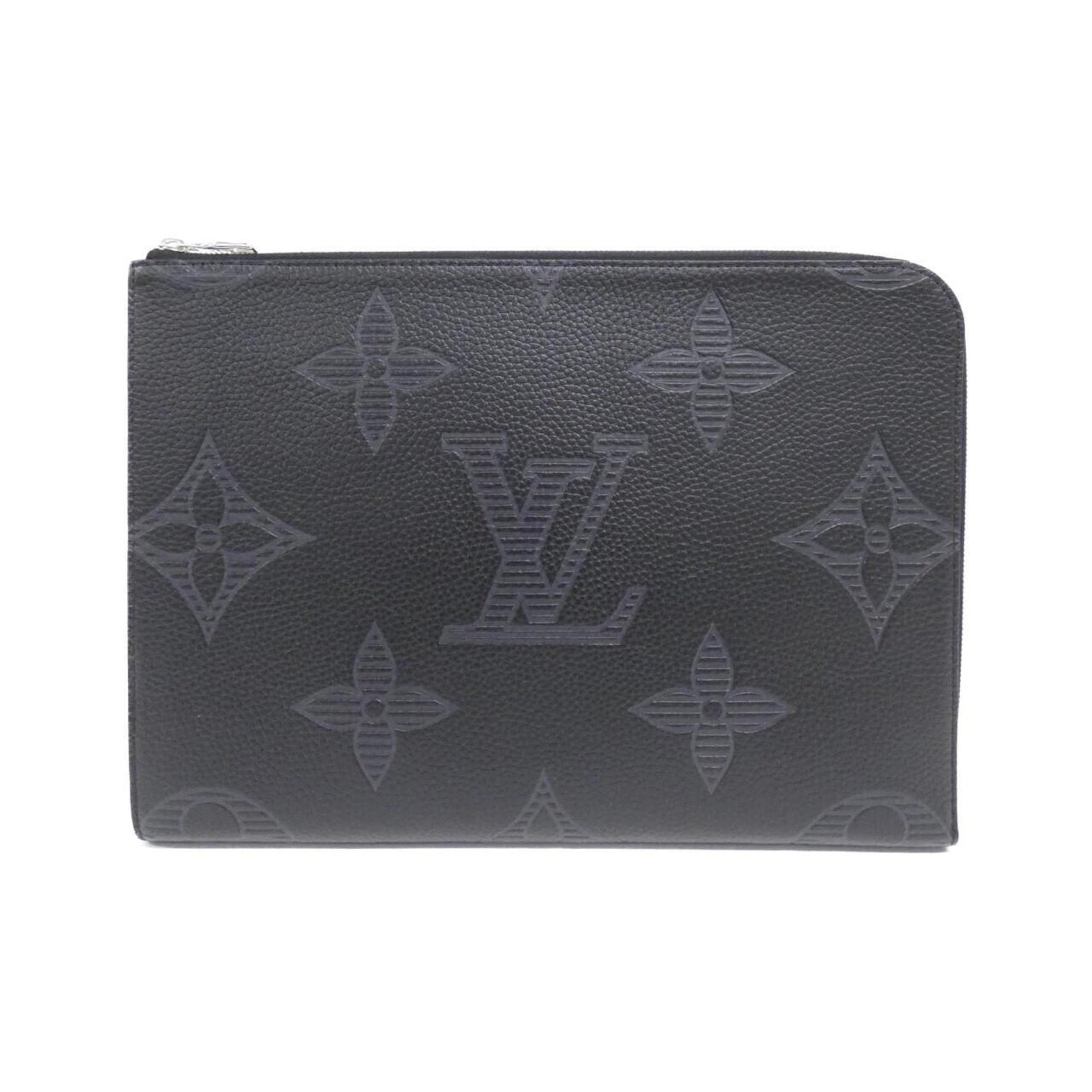 Louis Vuitton Taurillon Shadow Pochette Jour GM Handbag