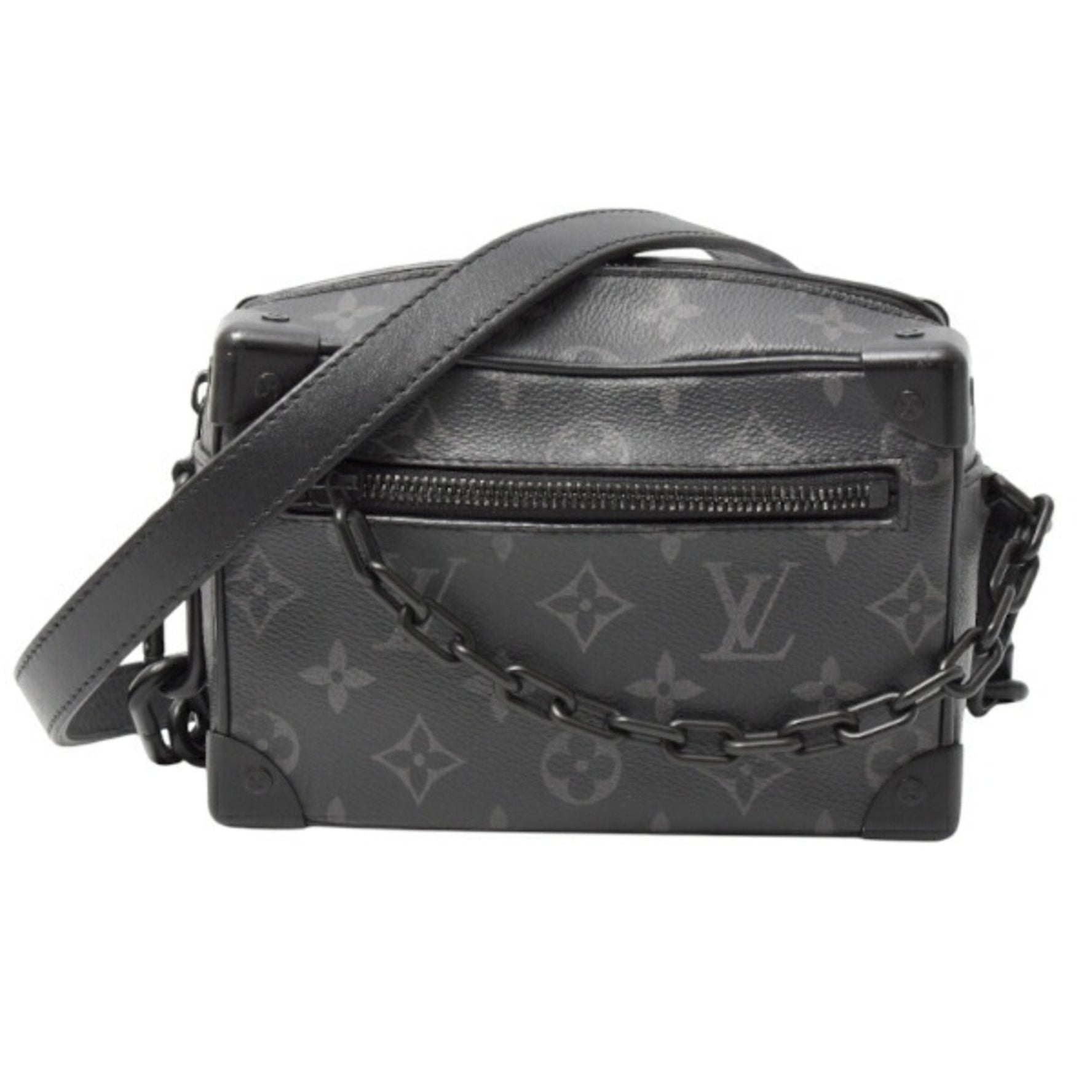 Louis Vuitton Mini Soft Trunk Monogram Eclipse Shoulder Bag