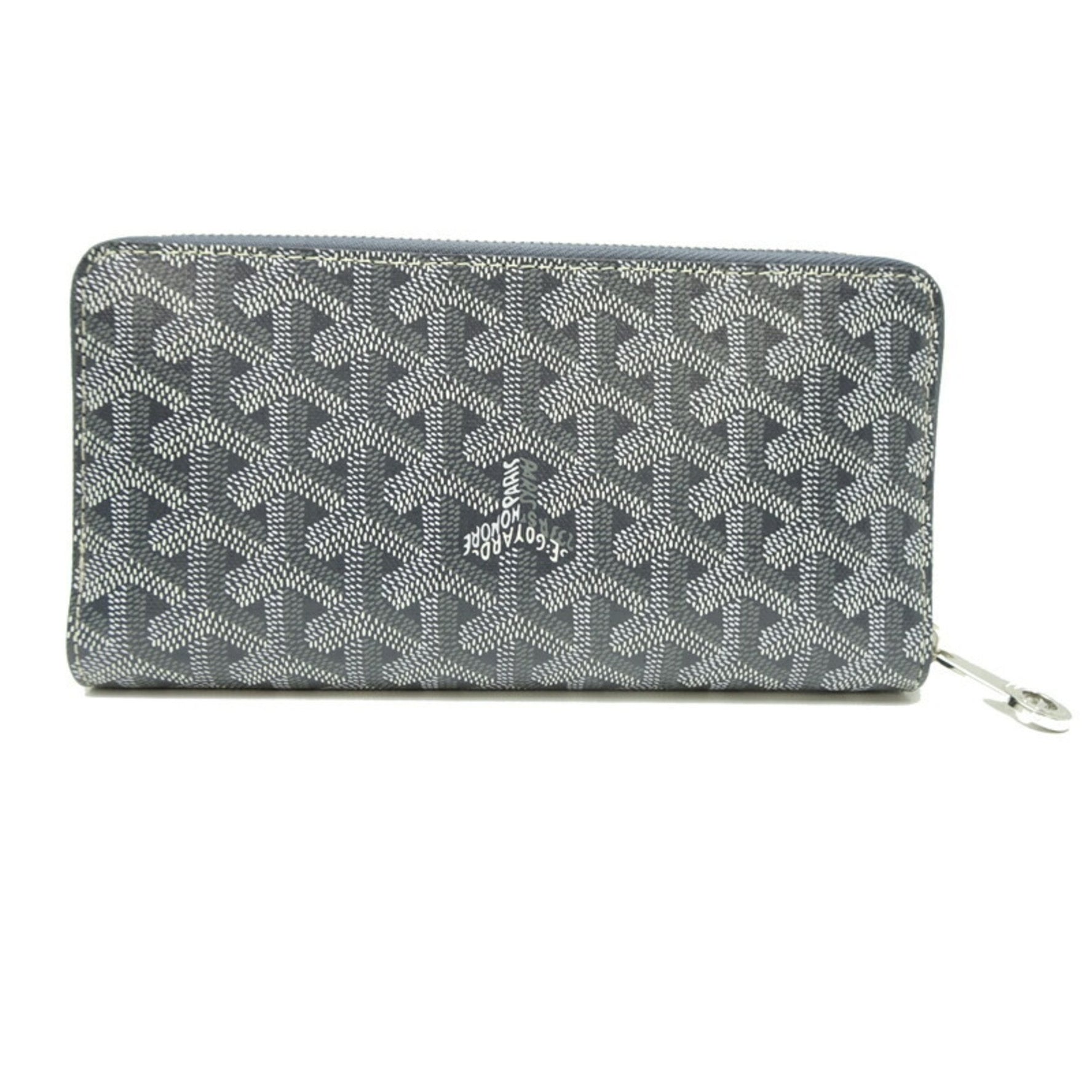 Goyard Herringbone Matignon GM Long Wallet in Goyardine