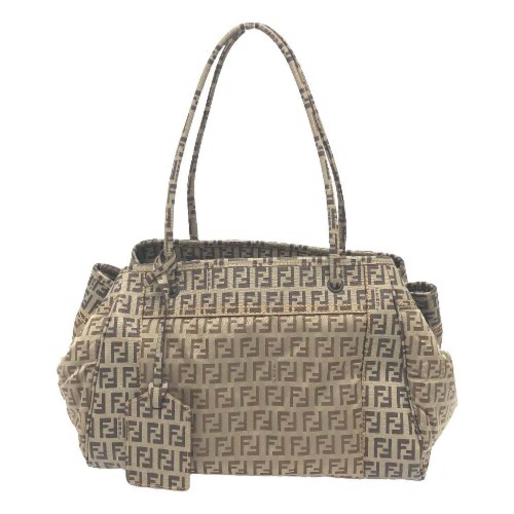 FENDI Zucchino Handbag, PVC/Nylon