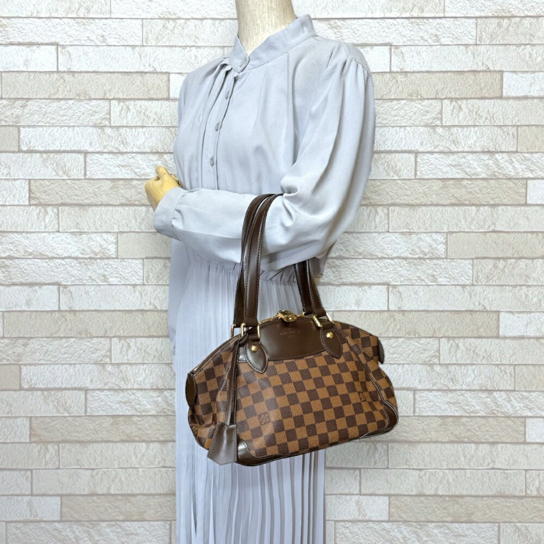 Louis Vuitton Verona PM Damier Handbag Canvas