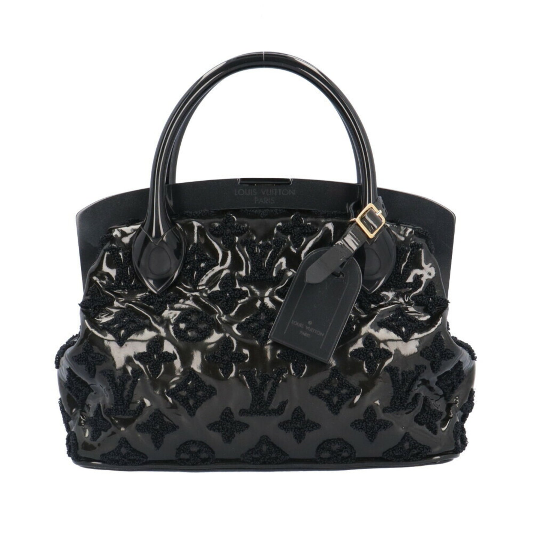 Louis Vuitton Lockit BB Monogram Fascination Handbag Patent Leather