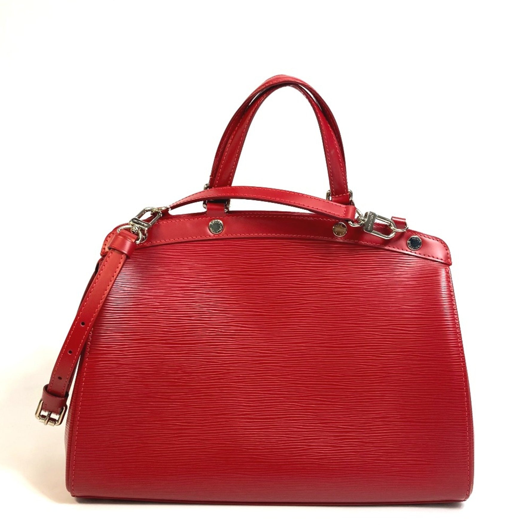 Louis Vuitton Epi Bag shoulder bag Hand Bag Carmine