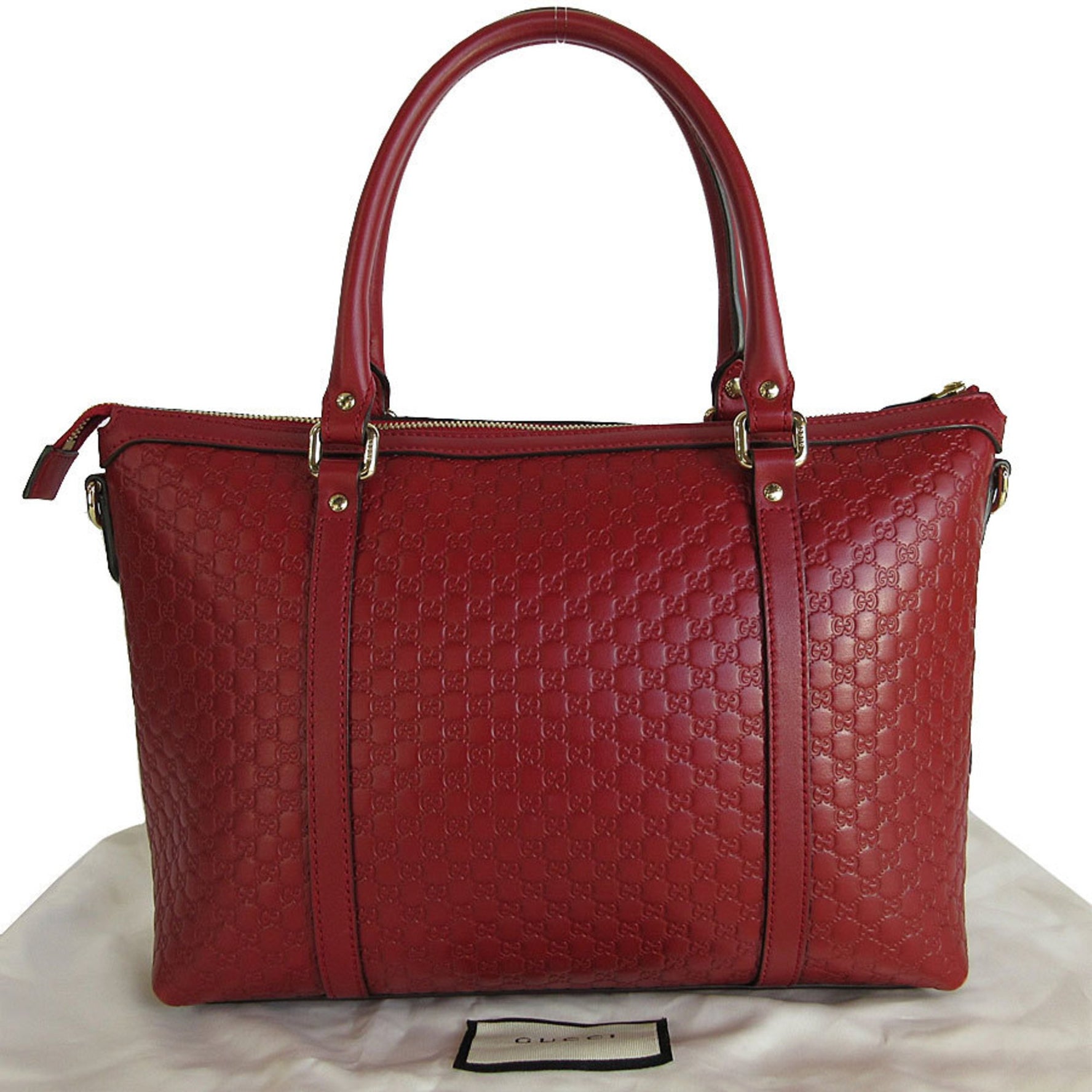 GUCCI Handbag Shoulder Bag Micro Guccissima Leather Dark Red Women's s0012a