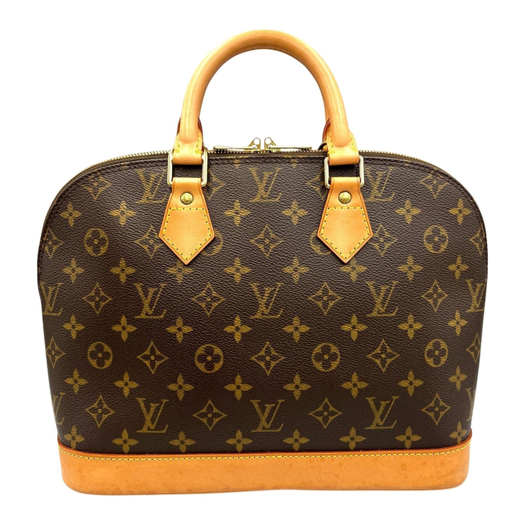 Louis Vuitton Alma Shoulder Bag Monogram Canvas Brown