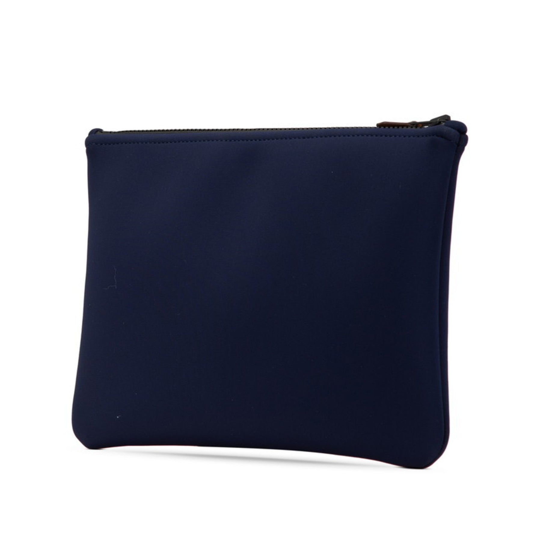 Hermes Truss Flat Neoban MM Pouch Navy Polyamide Women's HERMES