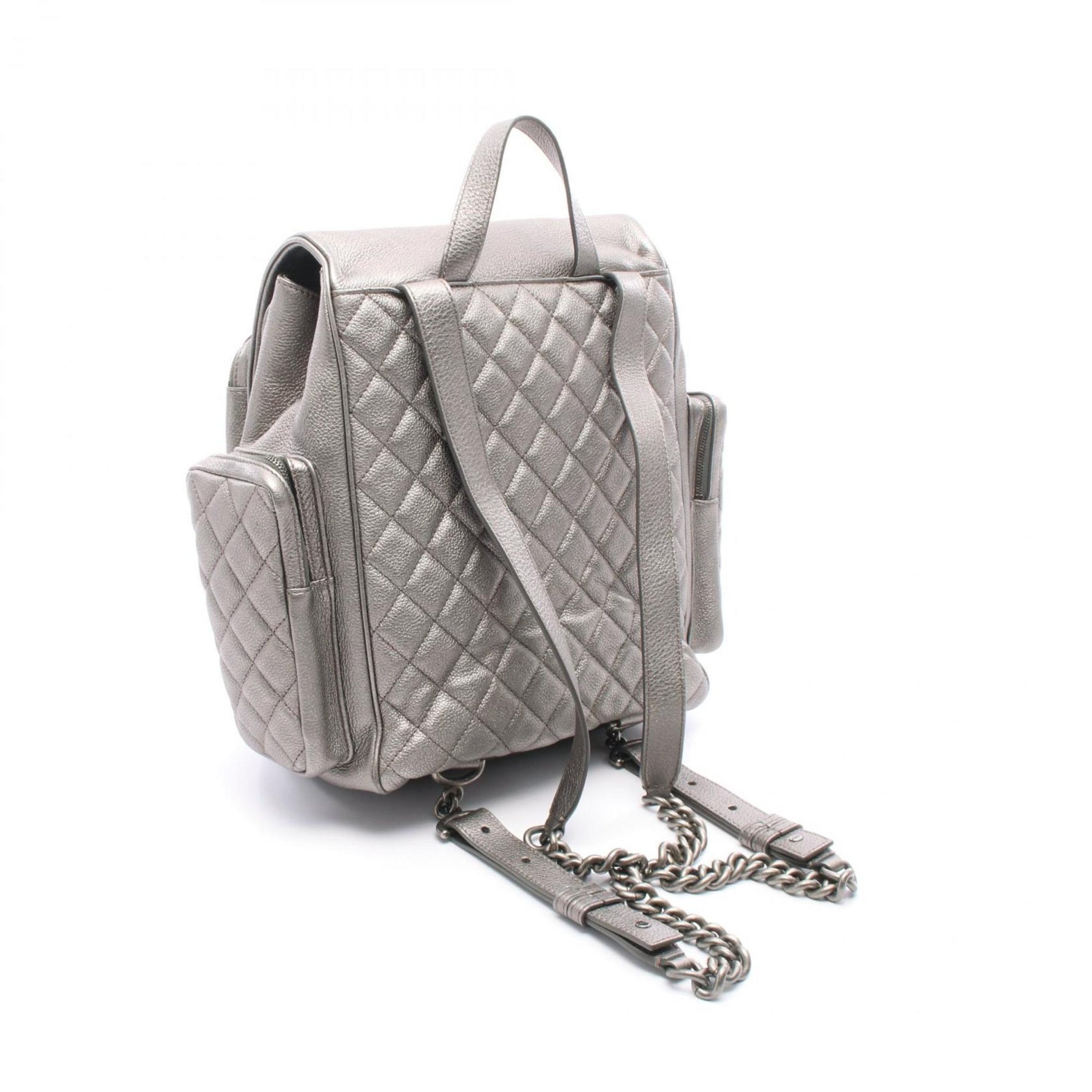 CHANEL Matelasse Backpack, Leather