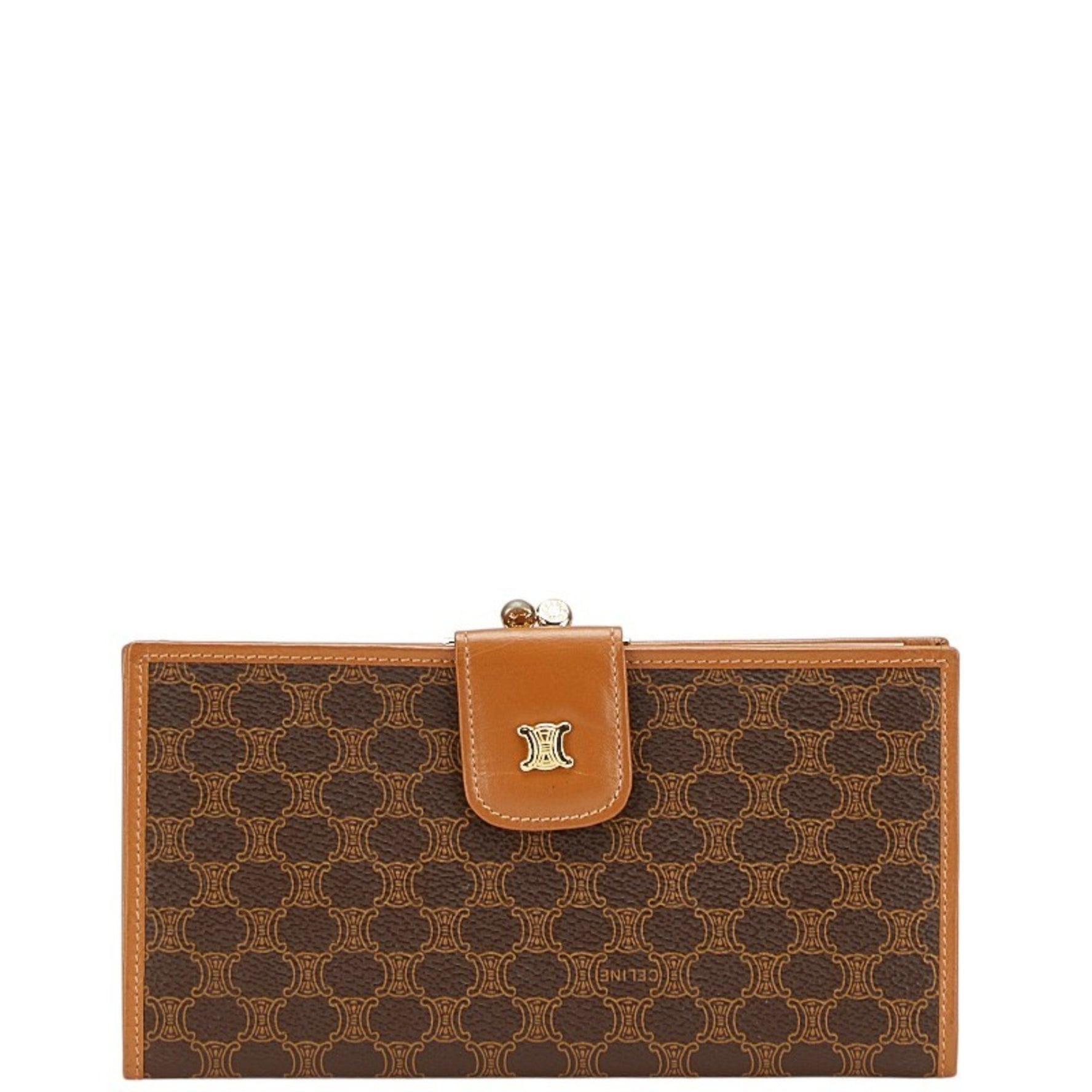 Celine Macadam Long Wallet Leather