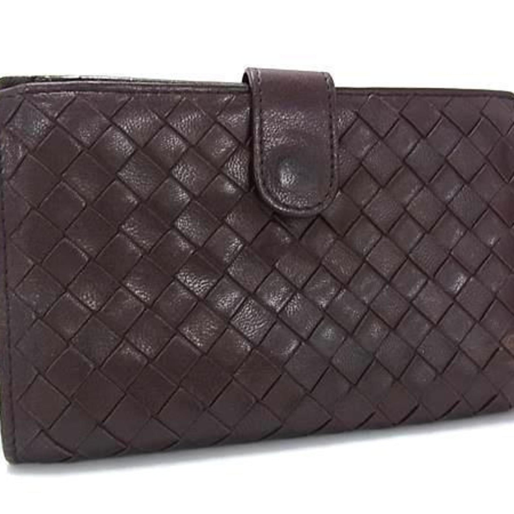 BOTTEGA VENETA Intrecciato Bi-fold Wallet Leather
