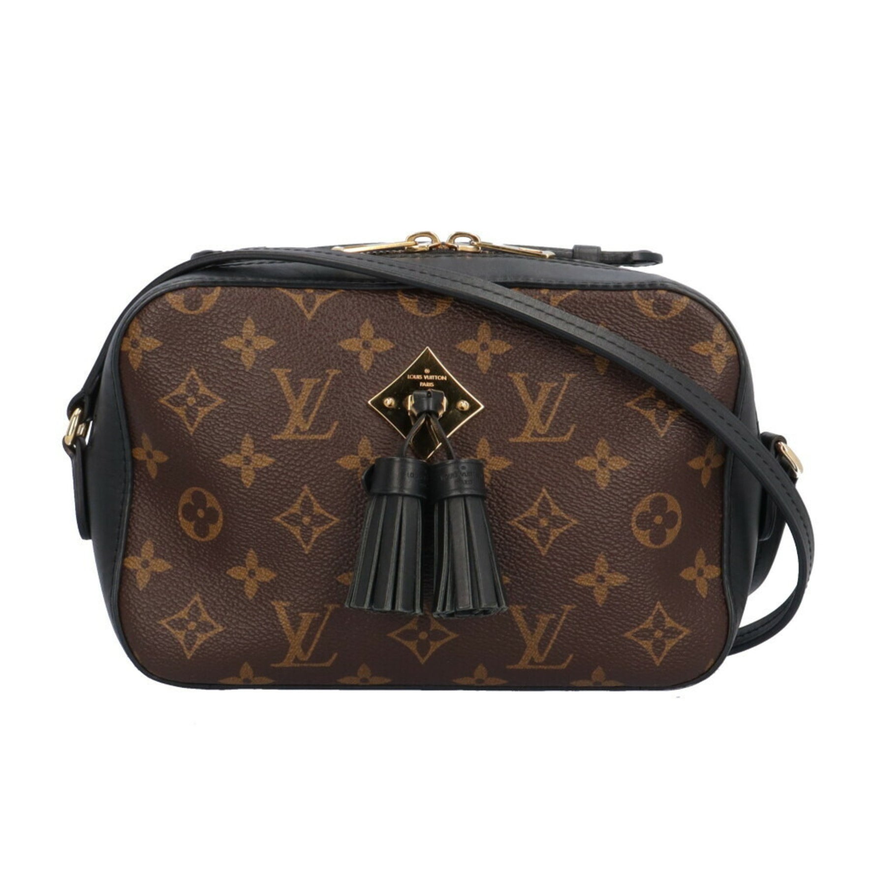 Louis Vuitton Saintonge Monogram Shoulder Bag Canvas Brown