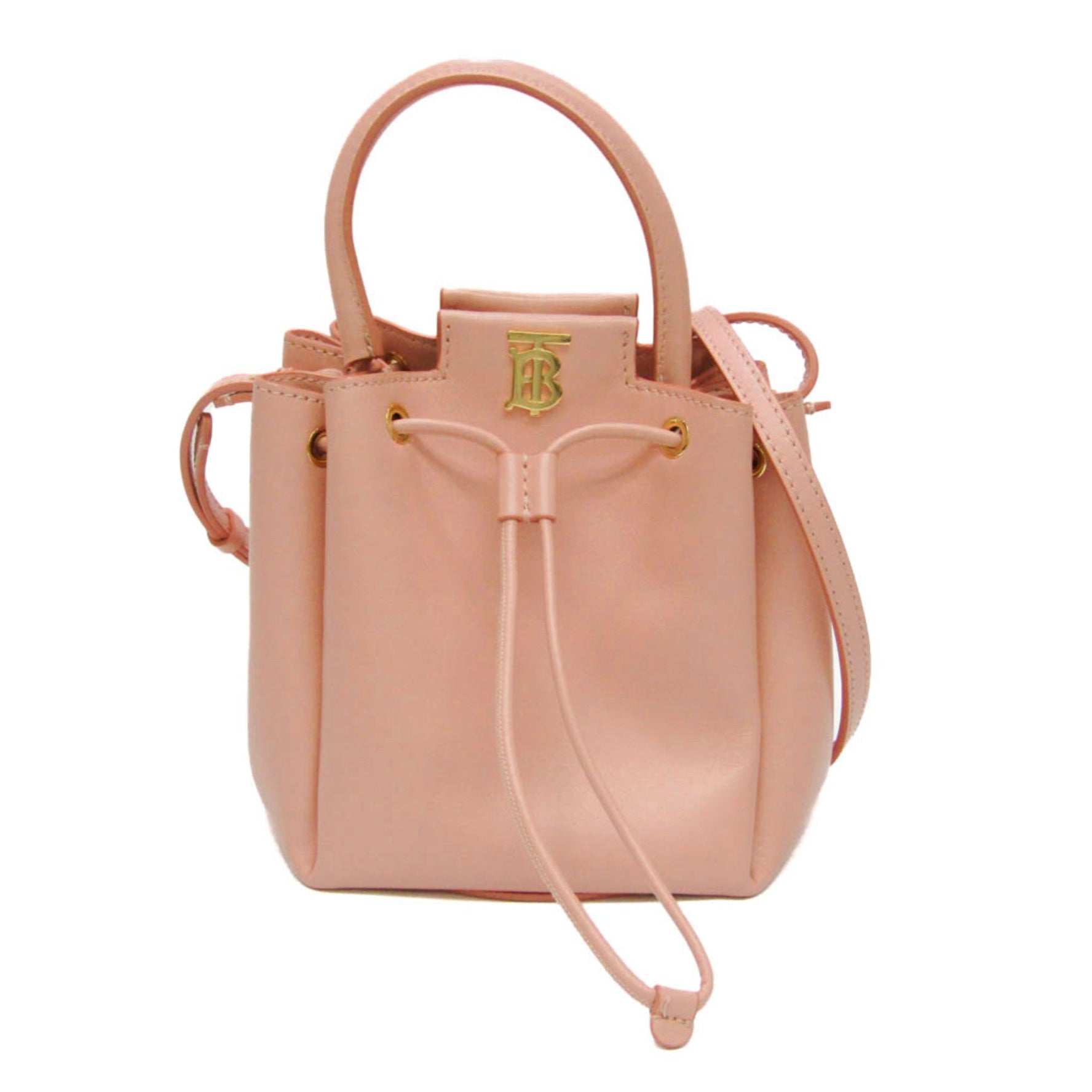 Burberry PEONY Women's Leather Handbag,Shoulder Bag Light Pink