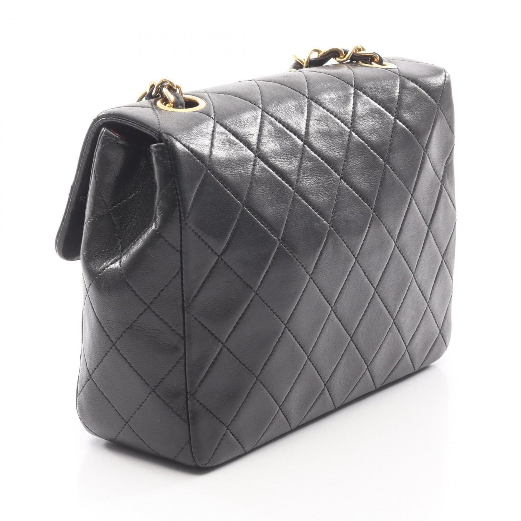 CHANEL Mini Matelasse 20 Shoulder Bag, Lambskin Leather