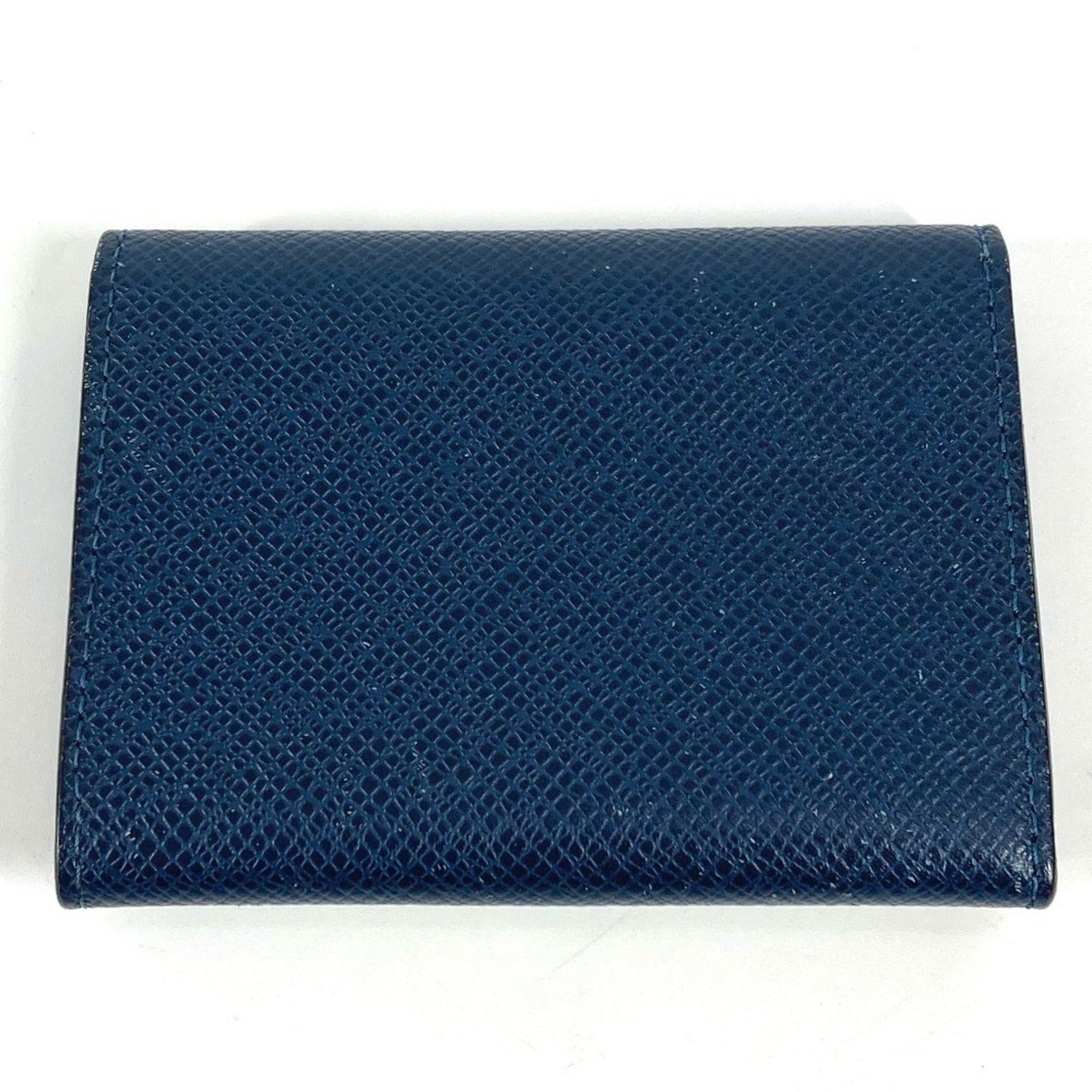 Louis Vuitton Taiga Envelope Carte de Visite MM Business Card Holder Pass Case Holder/Card Leather Men's Ocean Navy