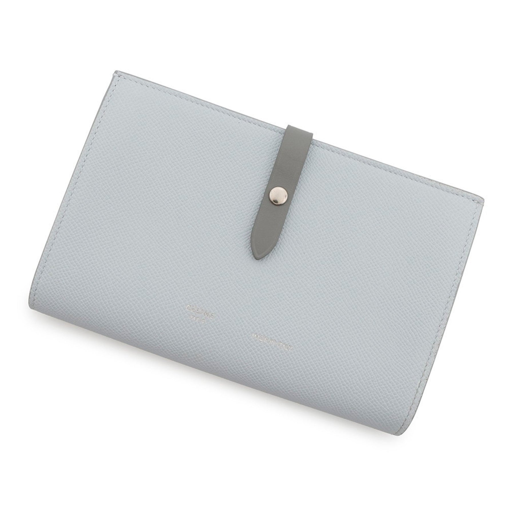Celine Large Multi-Function Leather Long Wallet CELINE Bifold Two-Tone