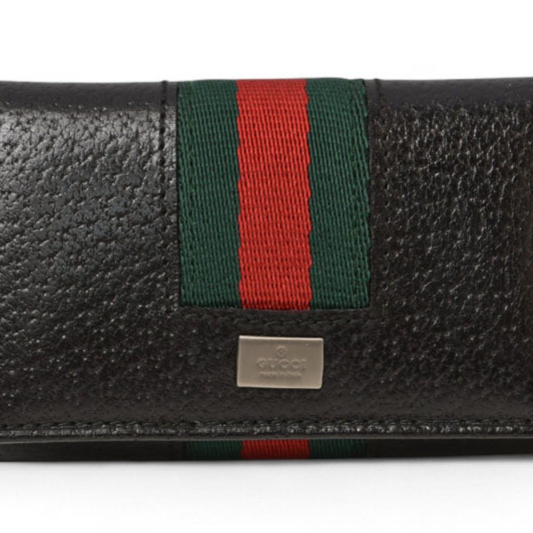 Gucci Outlet Key Case Keychain Pigskin Sherry Line 033 0856