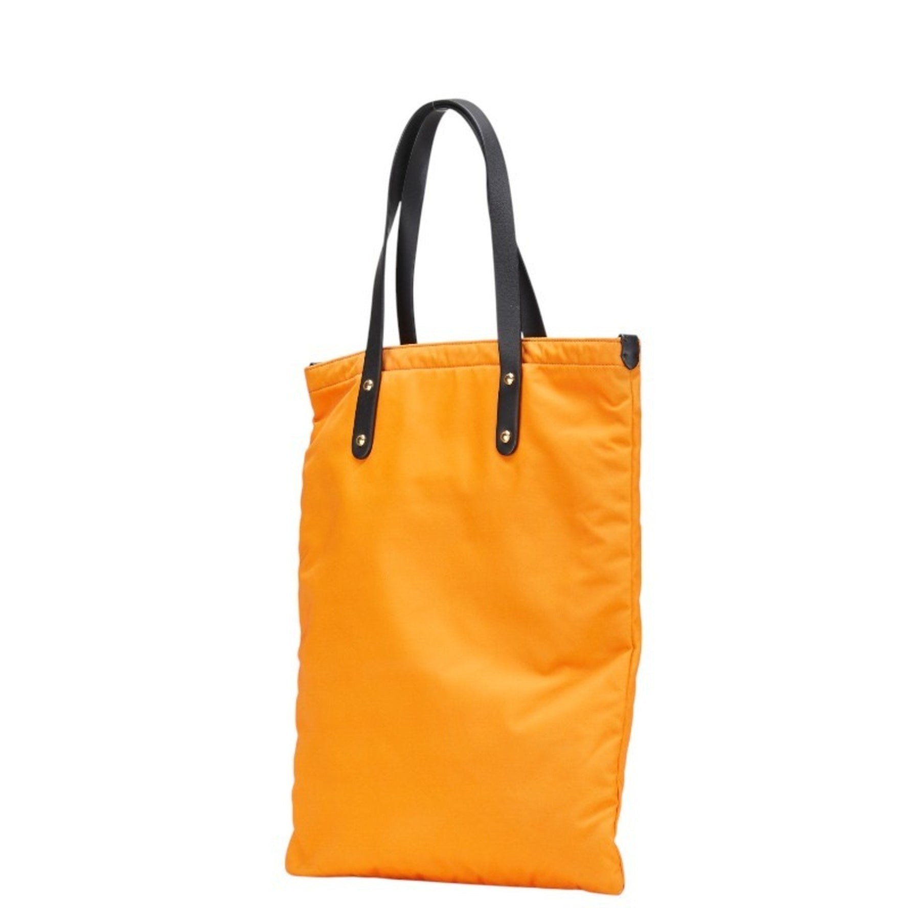 Burberry logo tote bag in nylon and leather .