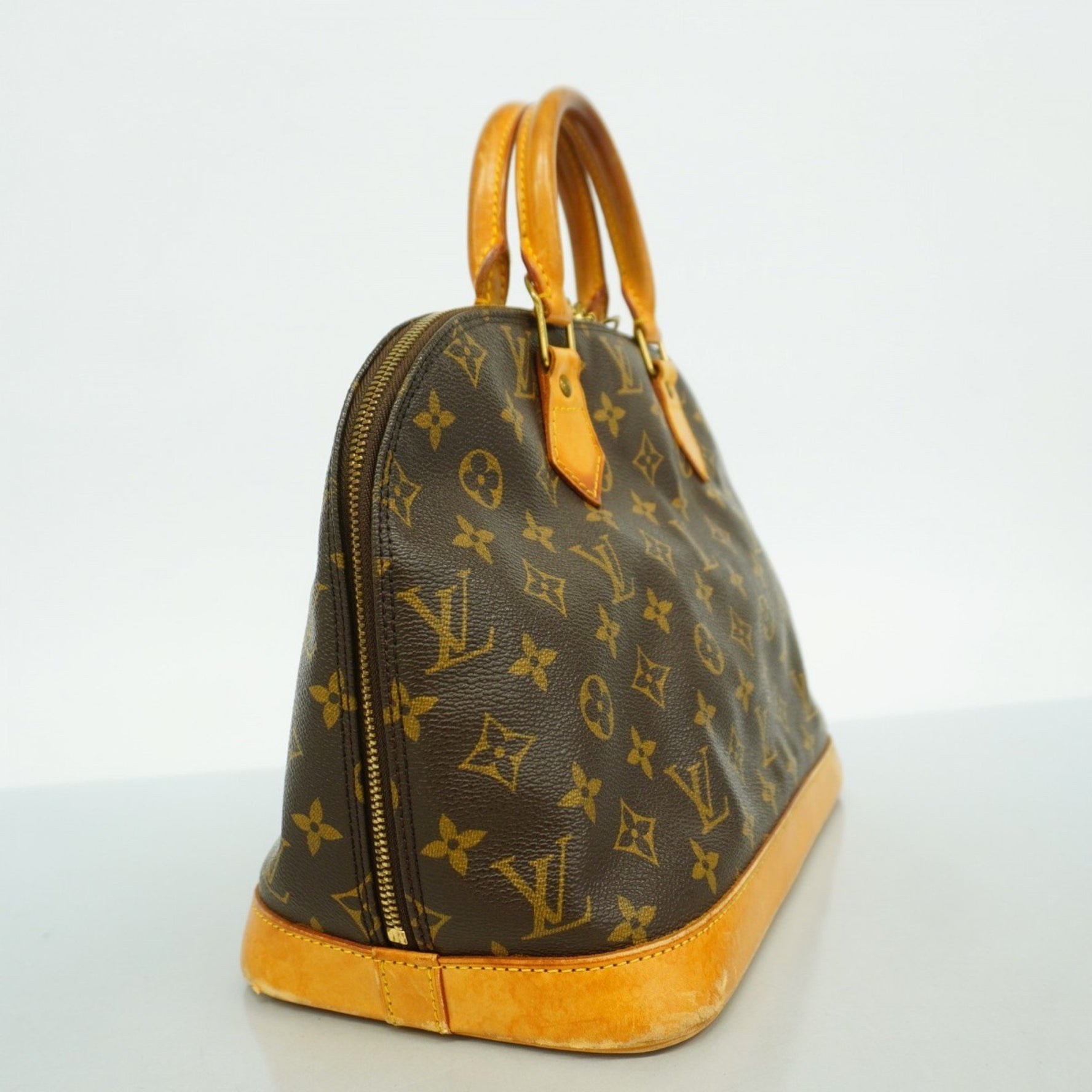 Louis Vuitton Monogram Alma Handbag M51130 Brown Women's