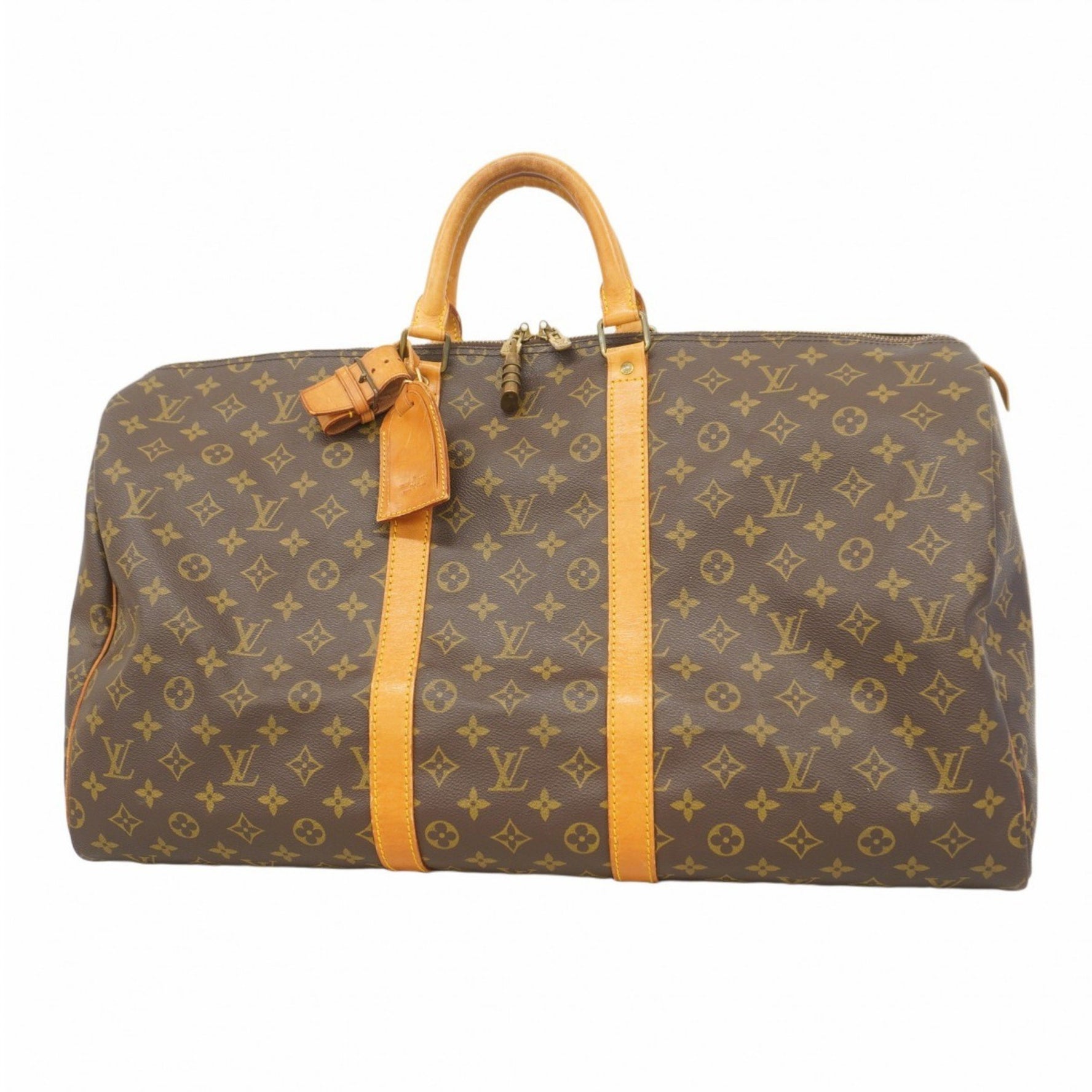 Louis Vuitton Monogram Keepall 55 Boston Bag Men's and