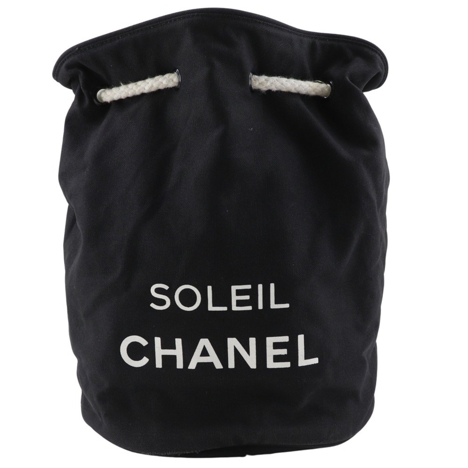 Chanel SOLEIL drawstring shoulder bag, novelty, canvas