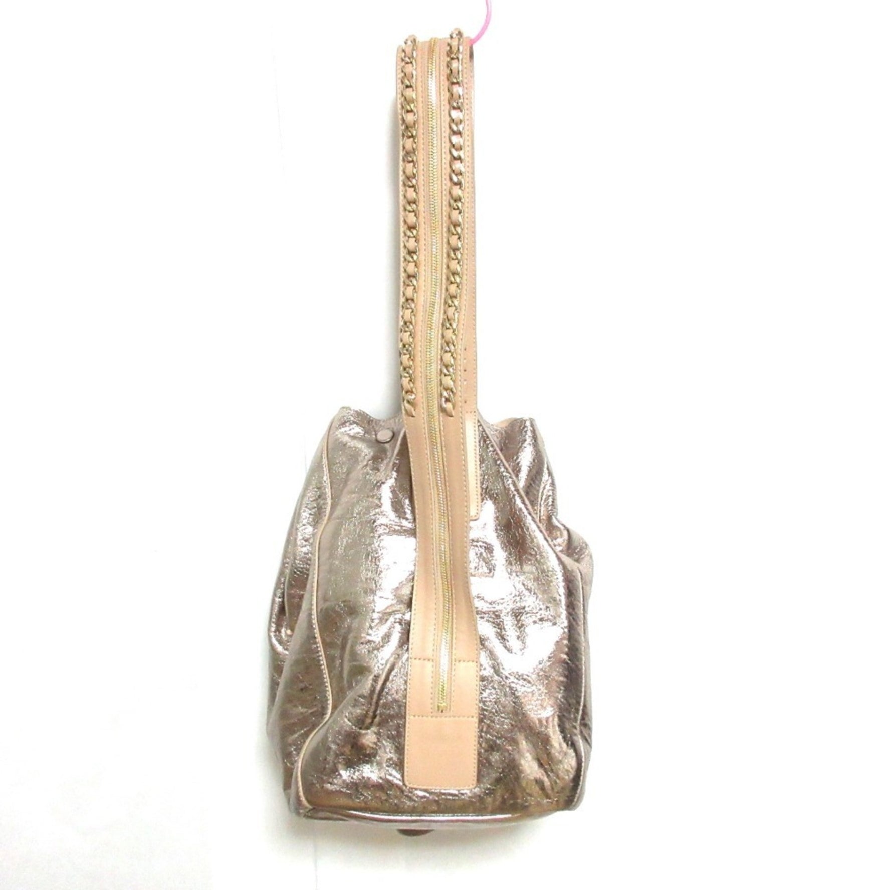 Jimmy Choo ECCO shoulder bag backpack pink gold ladies