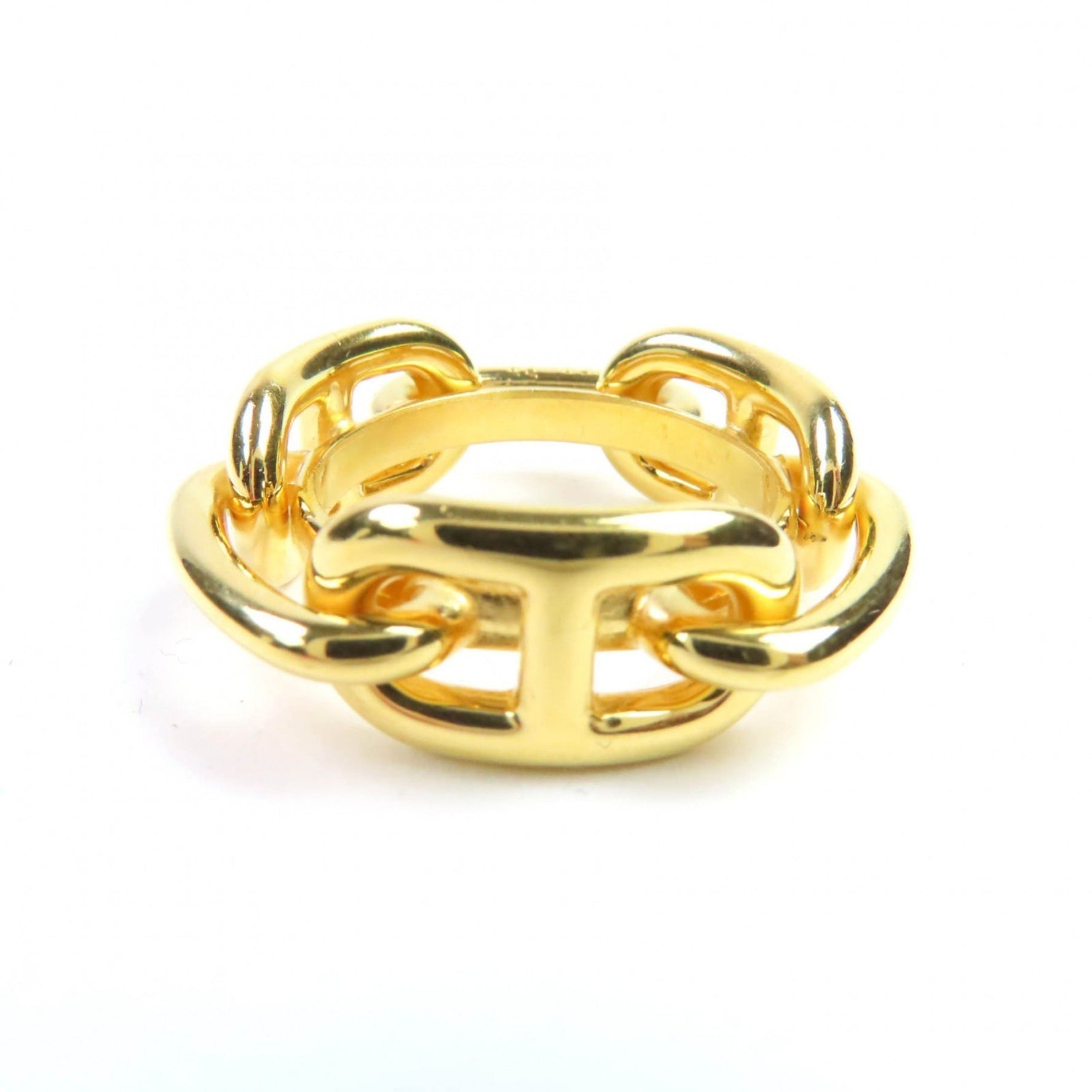 HERMES Lugate Chaine d'Ancre GP Scarf Clasp/Ring, with Box