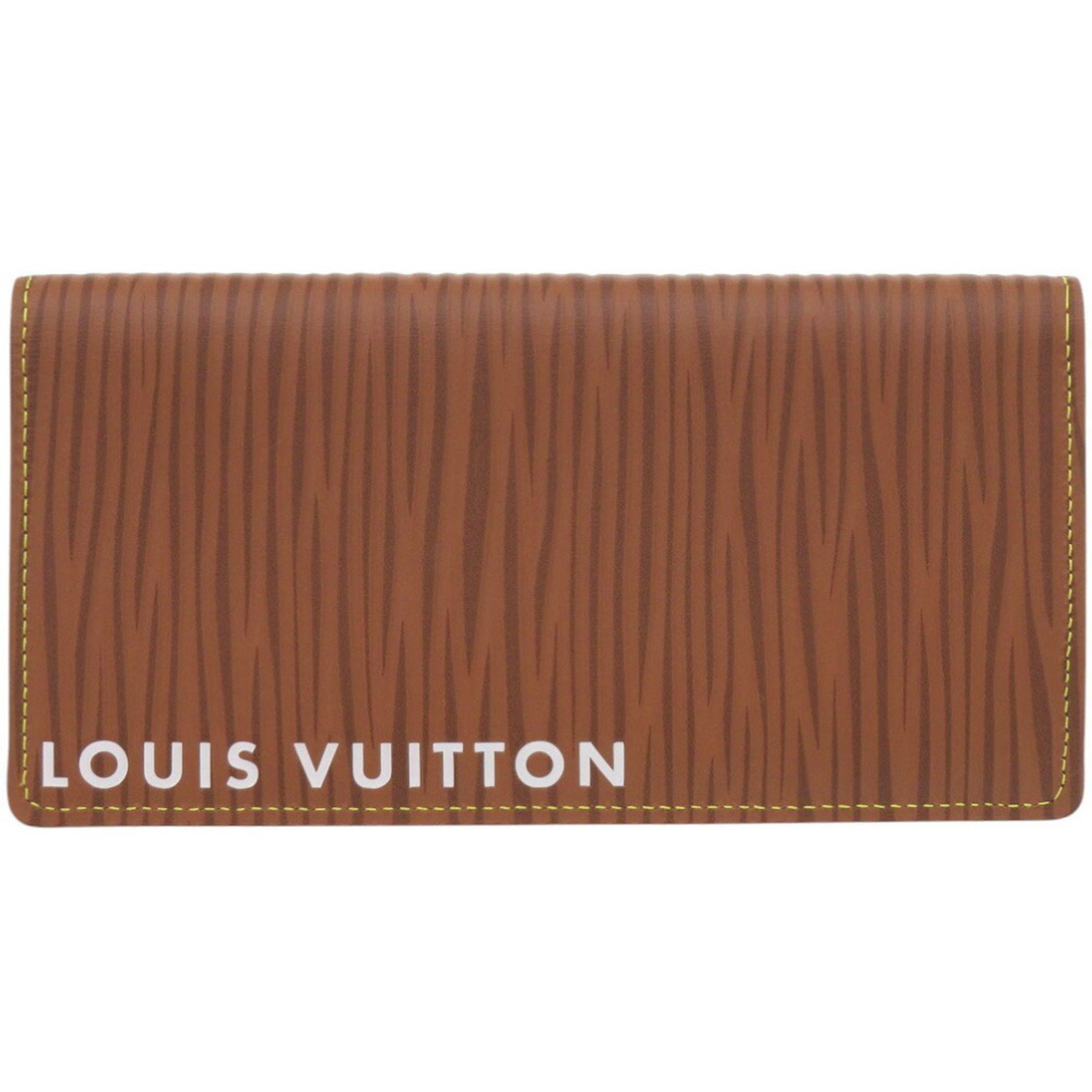 Louis Vuitton Unused Portefeuille Brazza NM Epi Leather Long Wallet LV 0619