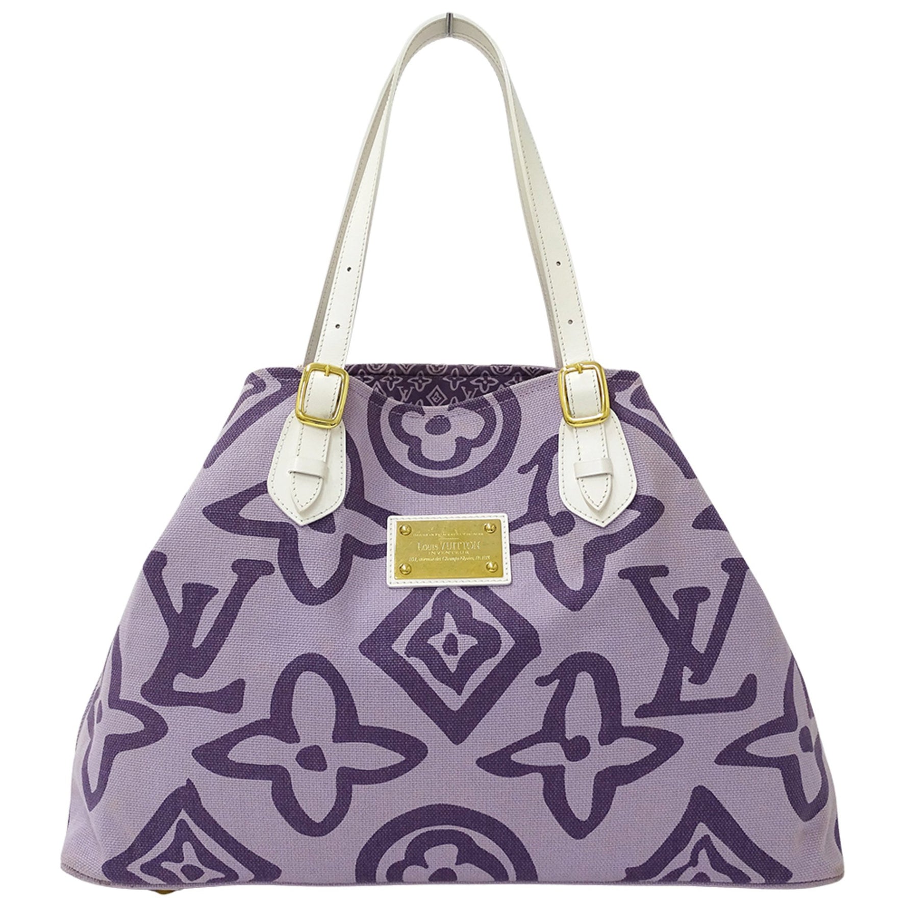 Louis Vuitton Taisienne Tote Bag in GM Canvas, Lilac, Purple, Large Capacity