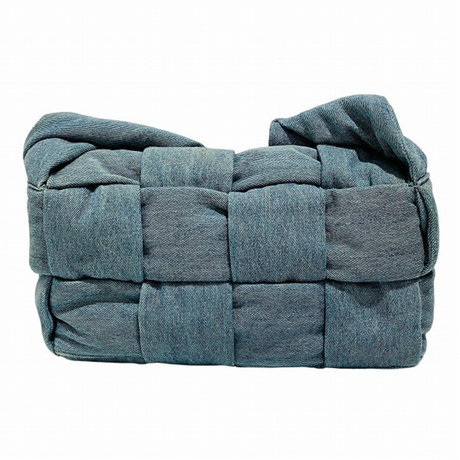 Bottega Veneta Padded Tech Cassette Denim Shoulder Bag