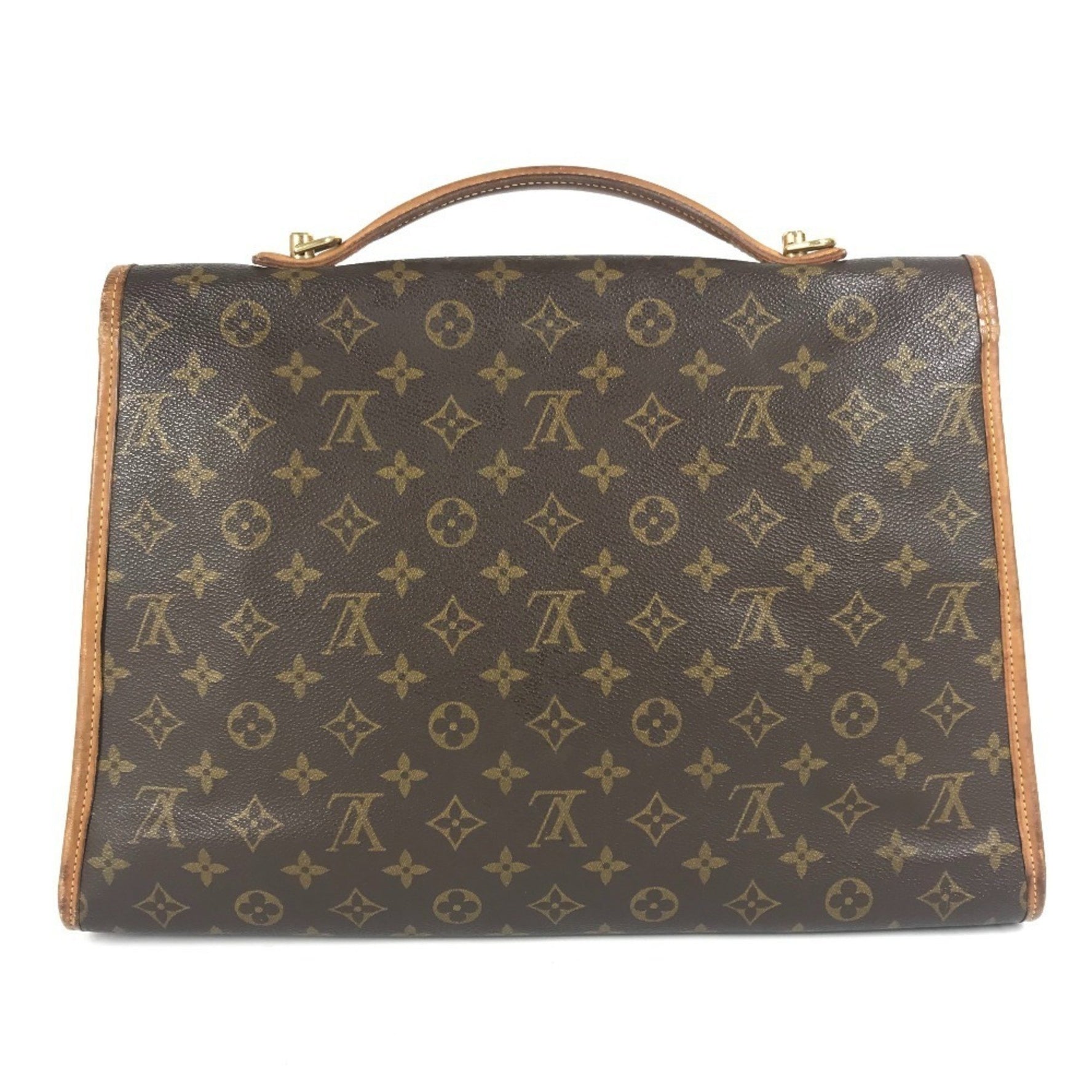 LOUIS VUITTON Monogram Beverly Bag, Business Shoulder Handbag, Canvas, Men's and