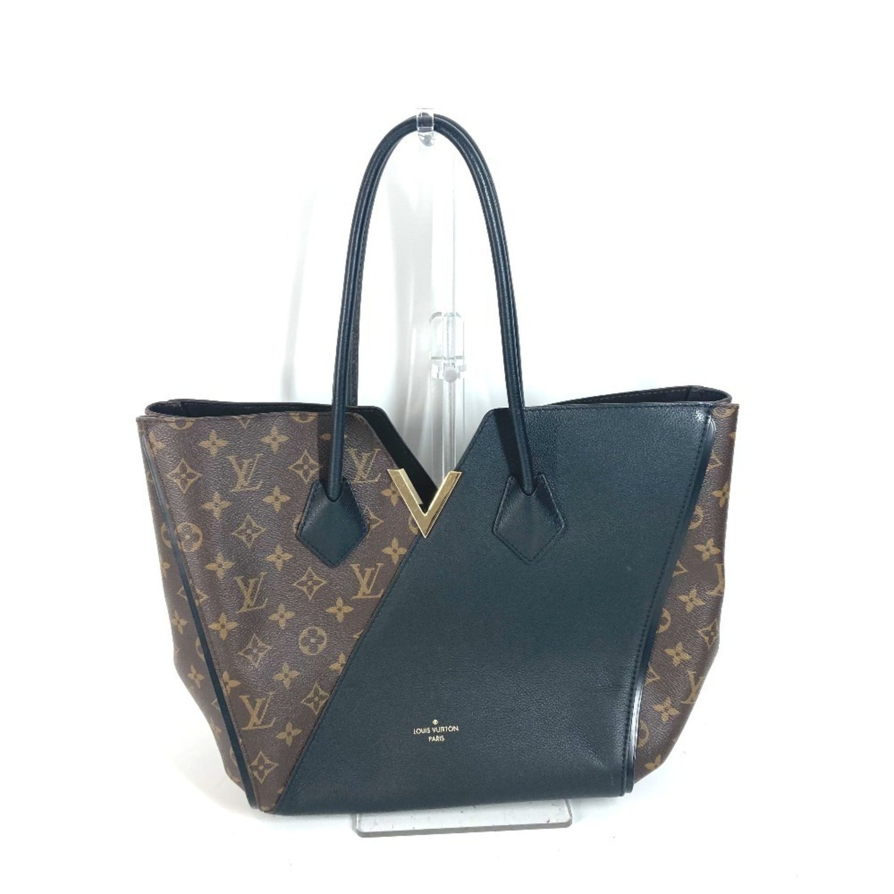 Louis Vuitton Monogram Kimono MM Tote Bag Shoulder Canvas Noir Black