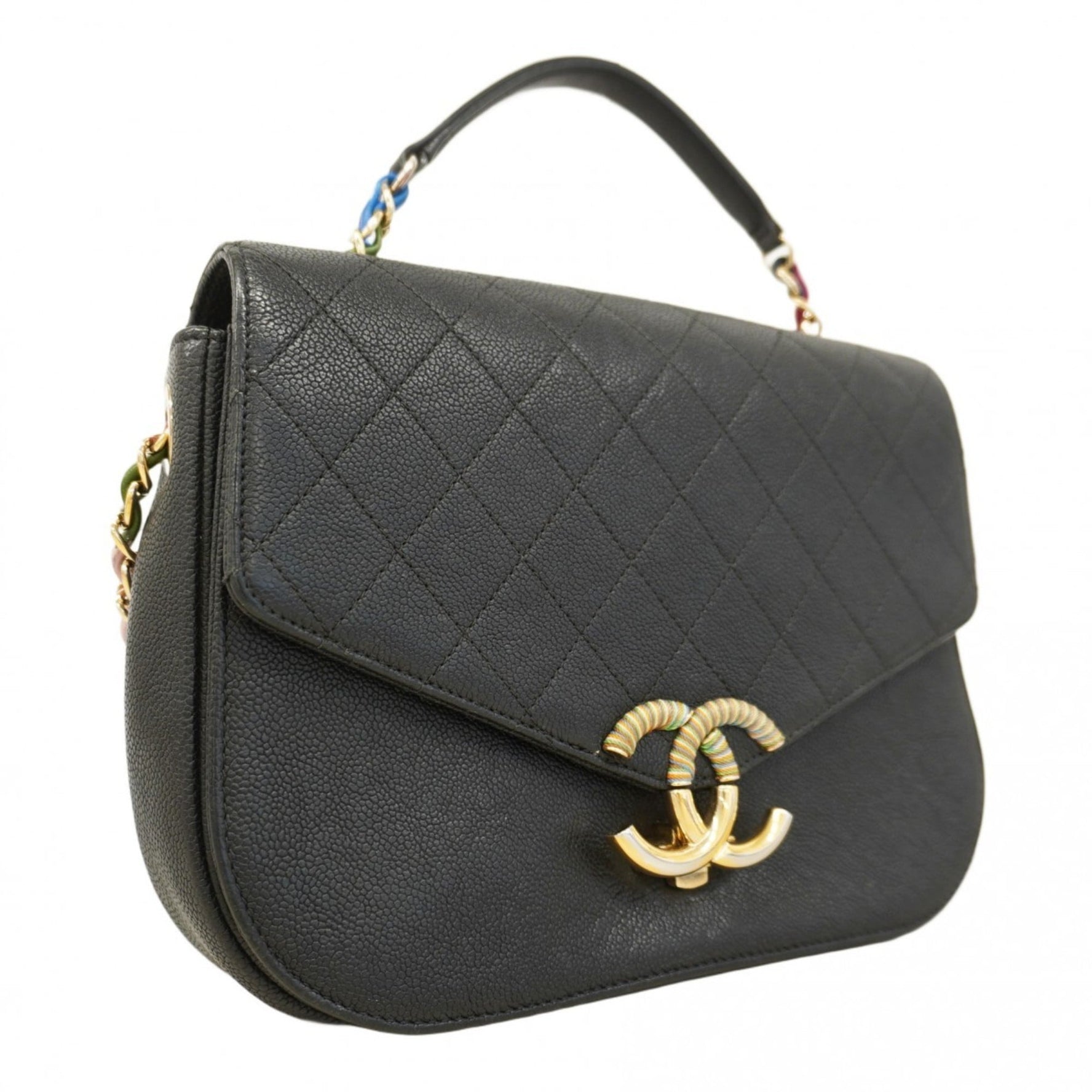 Chanel Matelasse Shoulder Bag in Caviar Skin