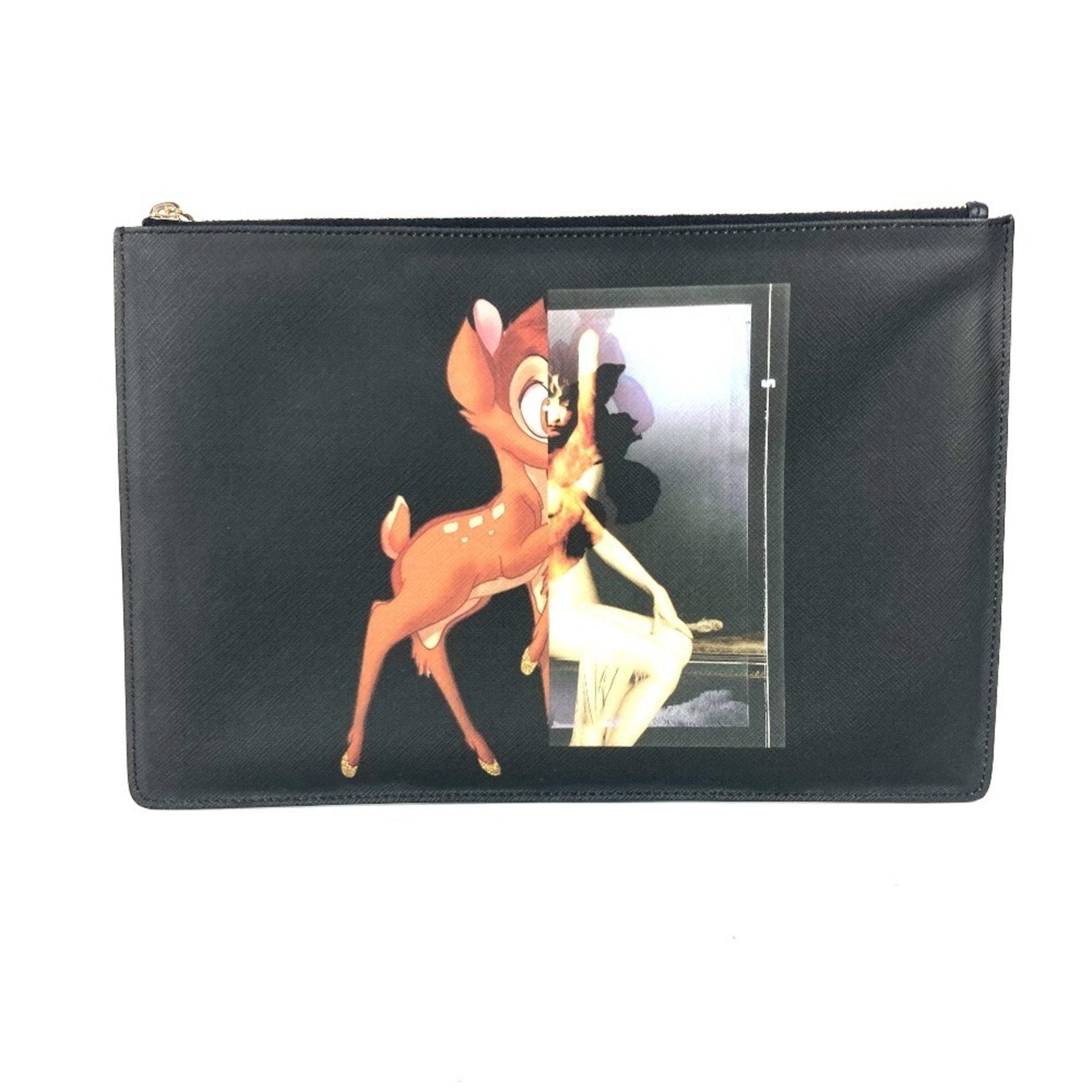 GIVENCHY Disney collaboration DISNEY Bambi pouch bag clutch men women
