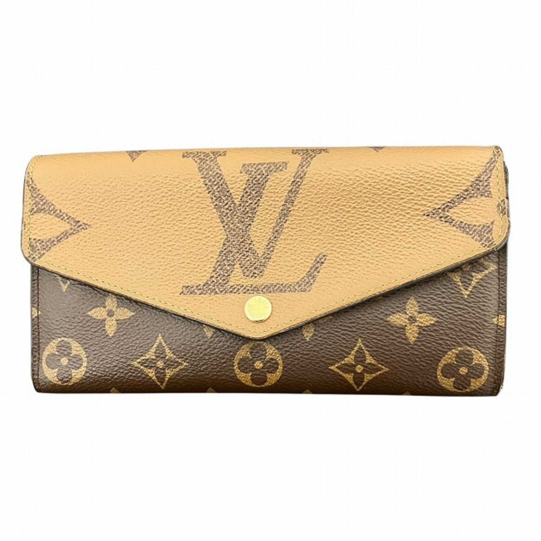 Louis Vuitton Monogram Giant Portefeuille Sarah Wallet Long Men's