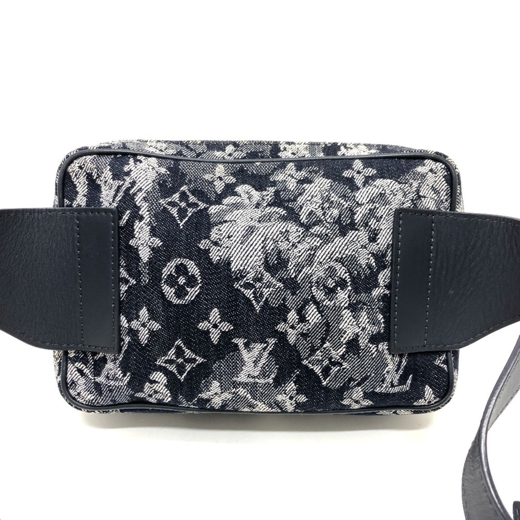 LOUIS VUITTON M57281 Monogram Tapestry Bumbag One-Shoulder Bag/Body Bag Canvas Men's Navy