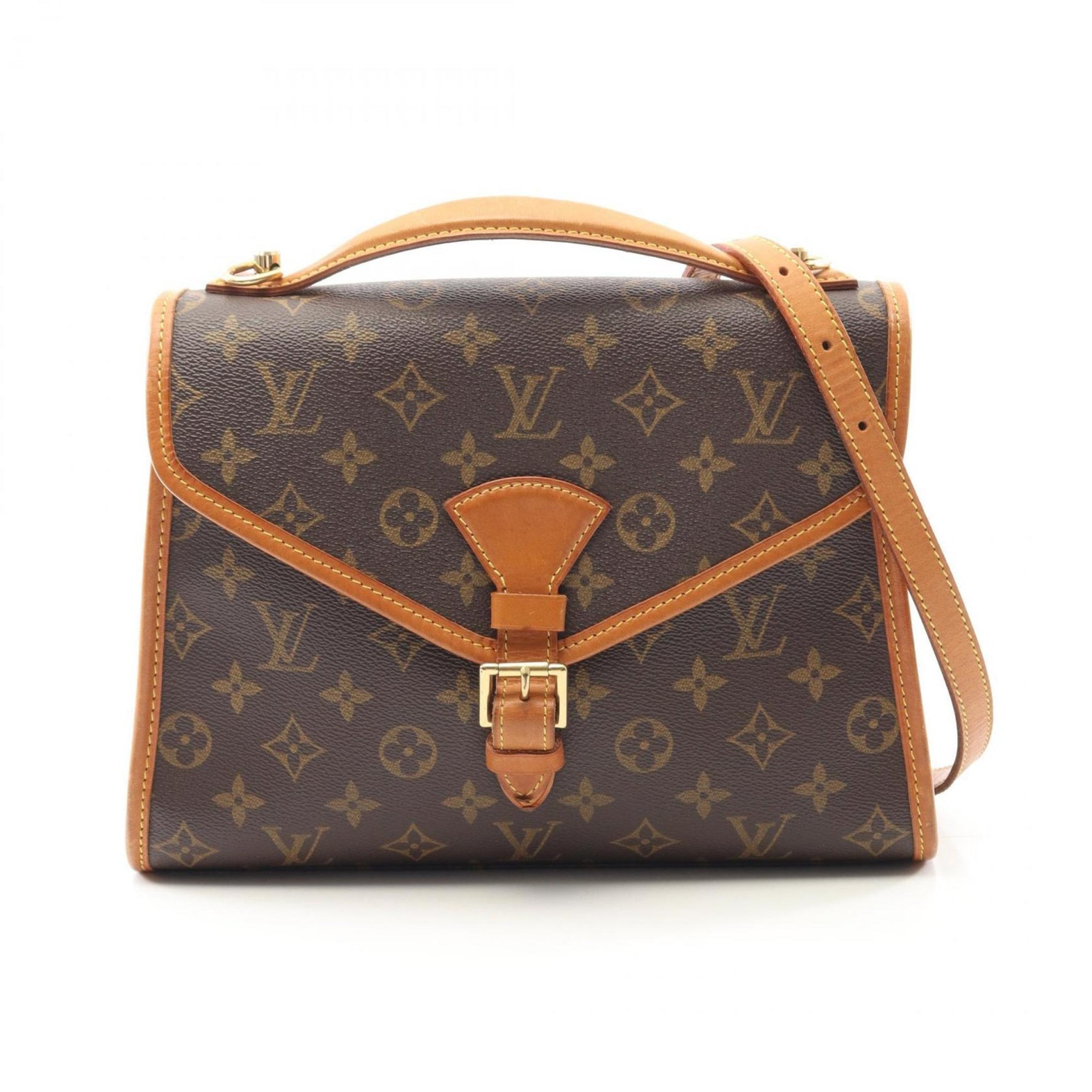 Louis Vuitton Bel Air Handbag, Coated Canvas and Leather, Monogram