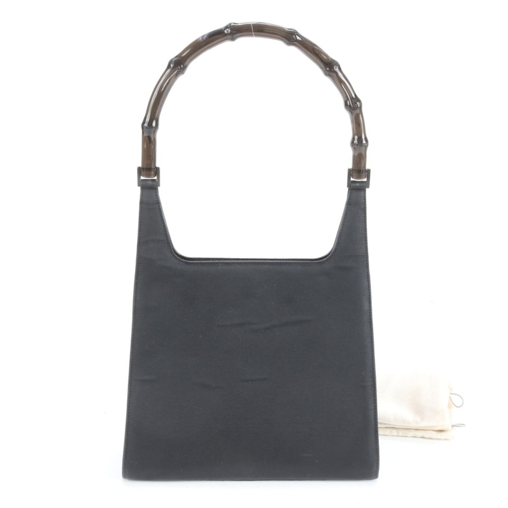 Gucci Clear Bamboo Leather Shoulder Bag, One-Shoulder 000-0818